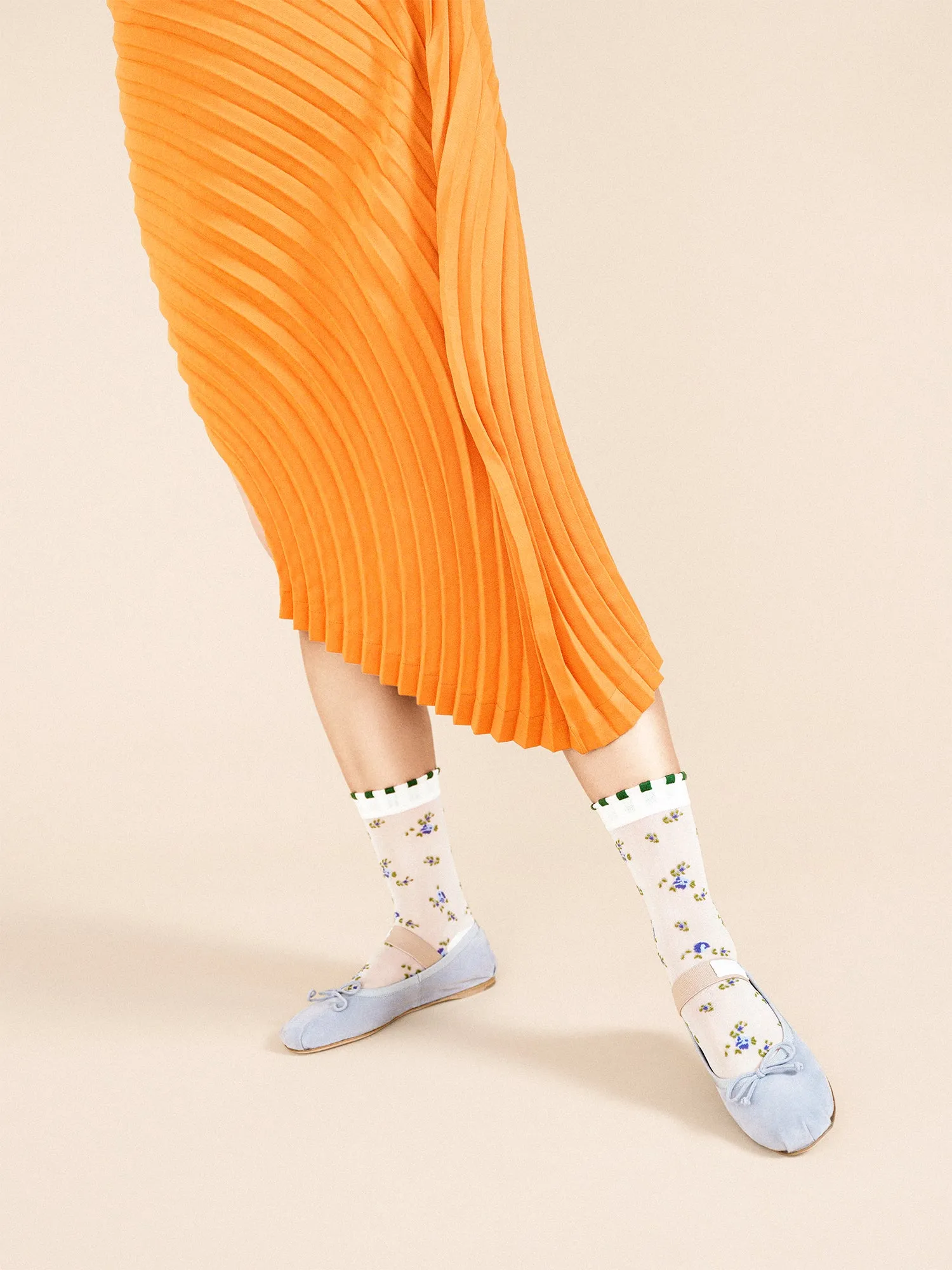 Ashley Floral Sheer Crew sold by Hansel From Basel product image thumbnail 3