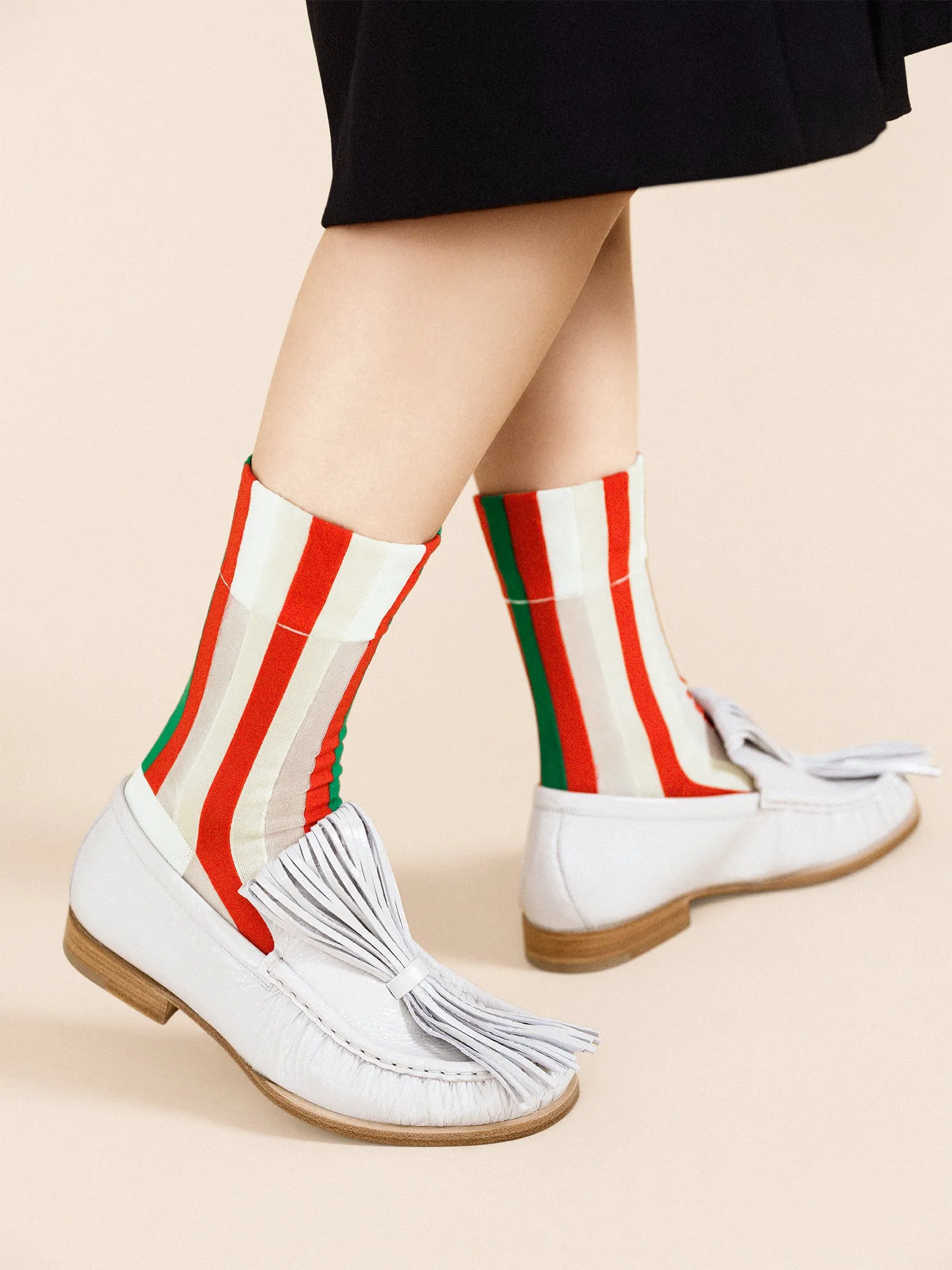 Festival Stripe Sheer Crew sold by Hansel From Basel product image thumbnail 3