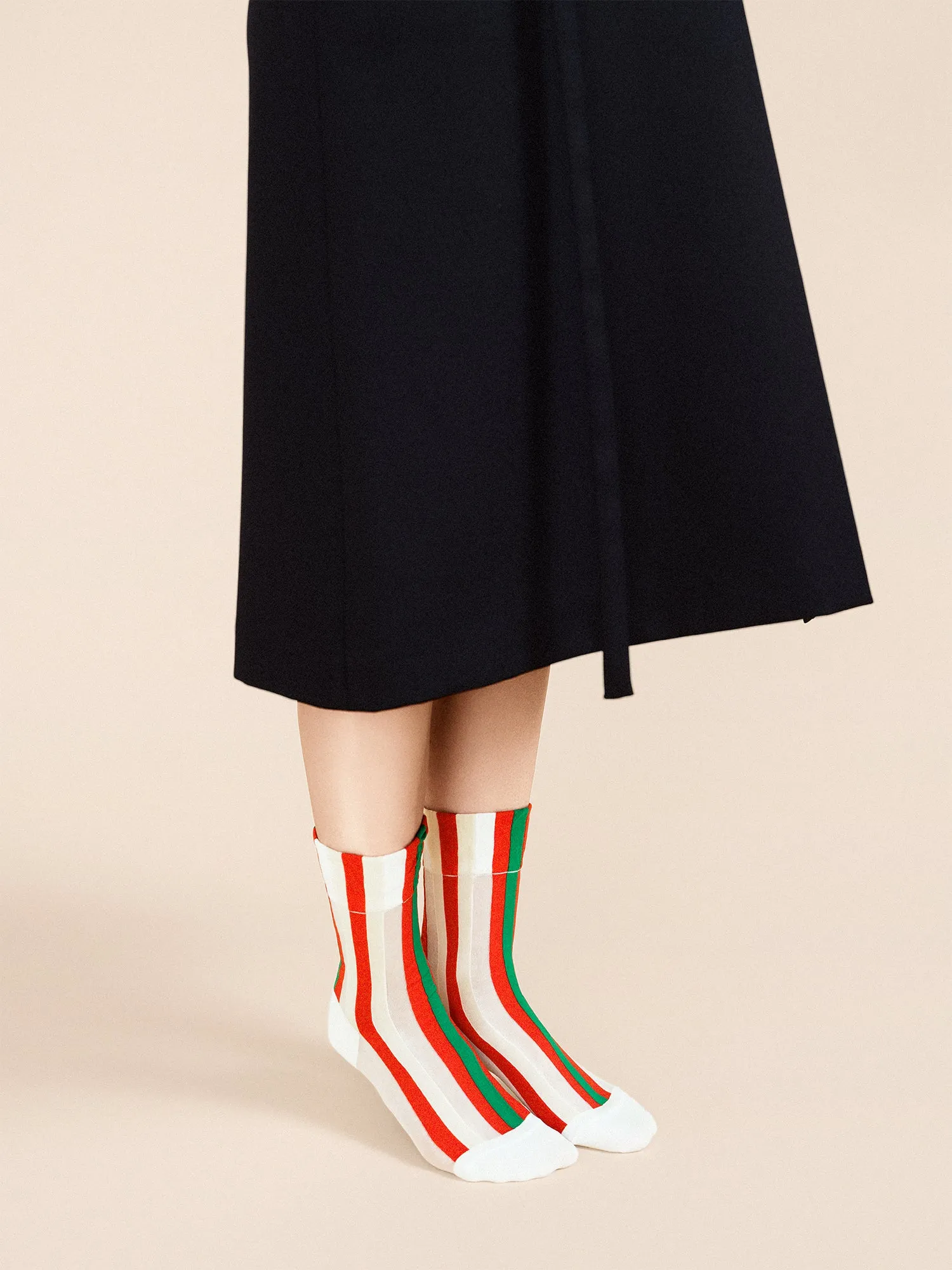 Festival Stripe Sheer Crew sold by Hansel From Basel product image thumbnail 2