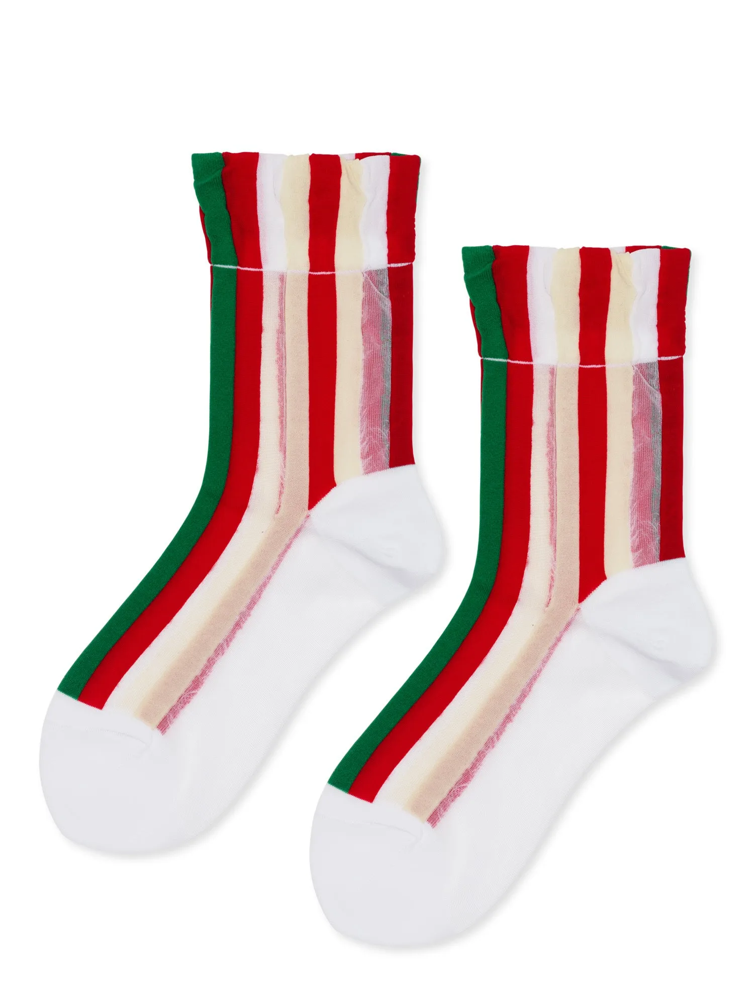 Festival Stripe Sheer Crew sold by Hansel From Basel
