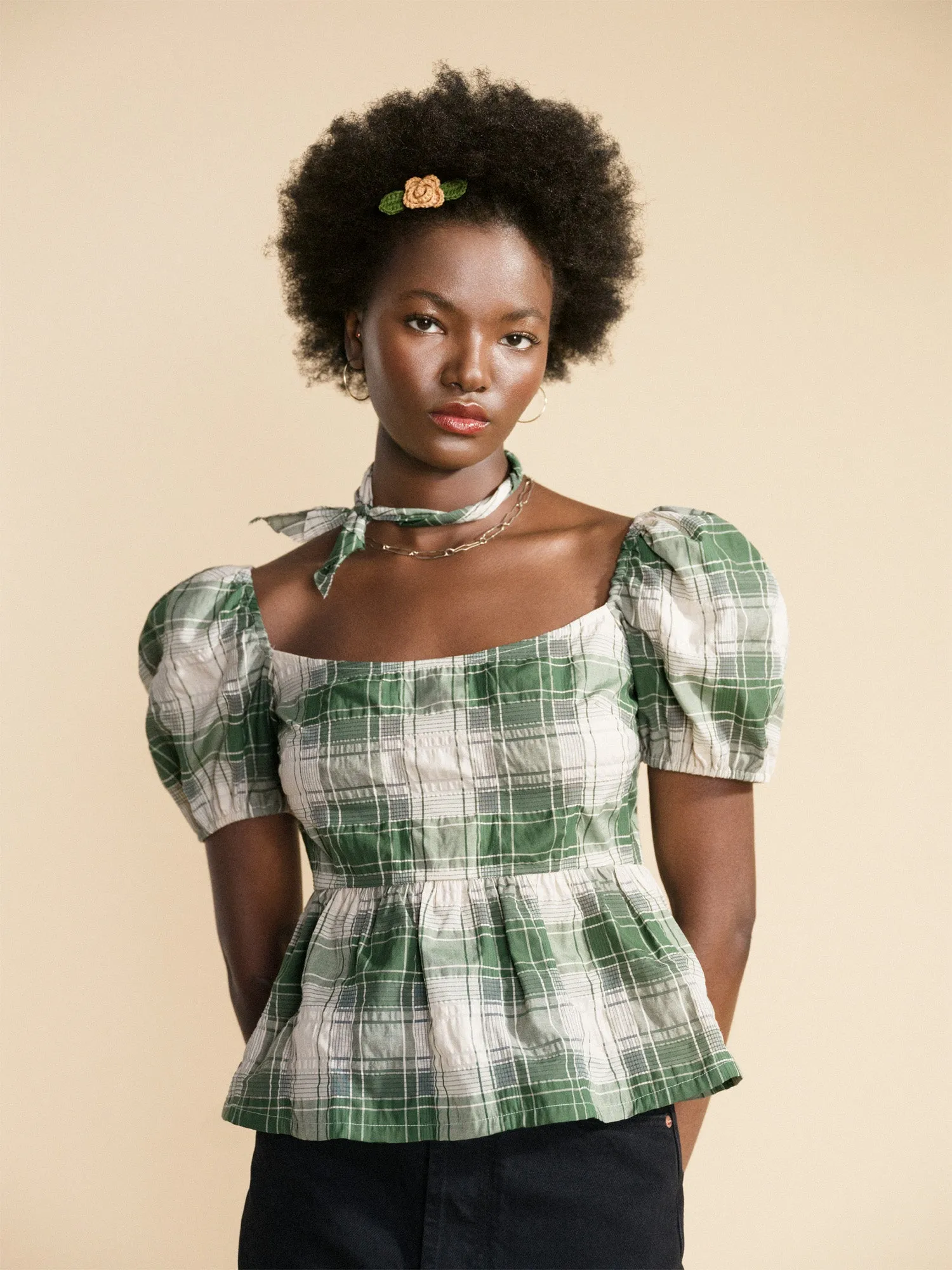 Monet Plaid Top sold by Hansel From Basel product image thumbnail 2