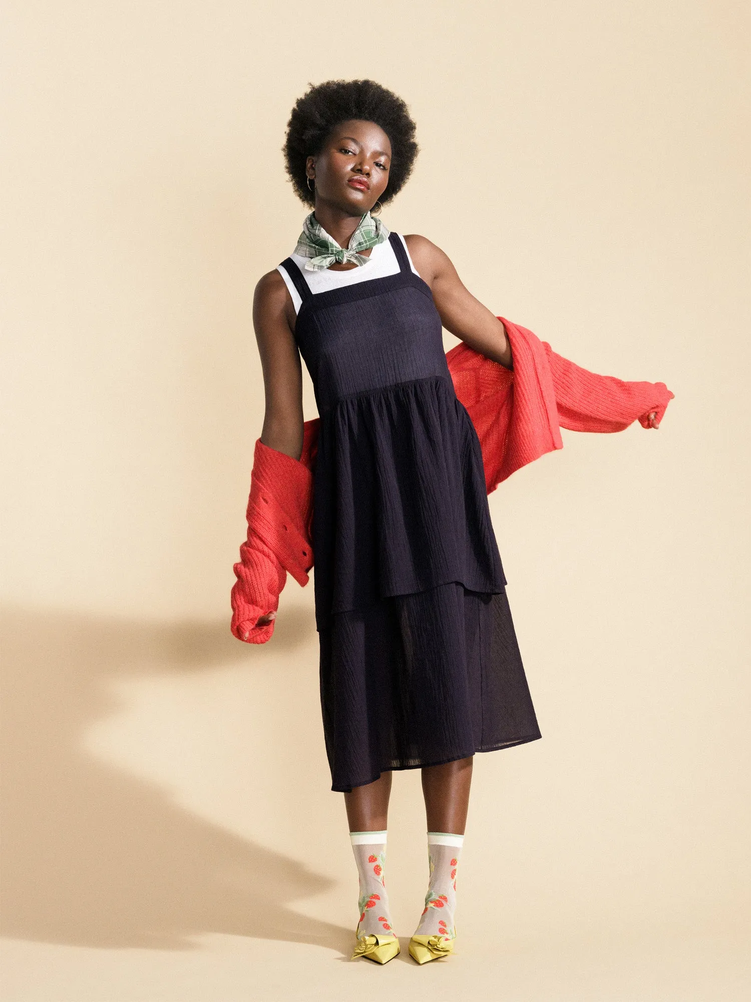 Sisley Sheer Tiered Dress sold by Hansel From Basel product image thumbnail 2