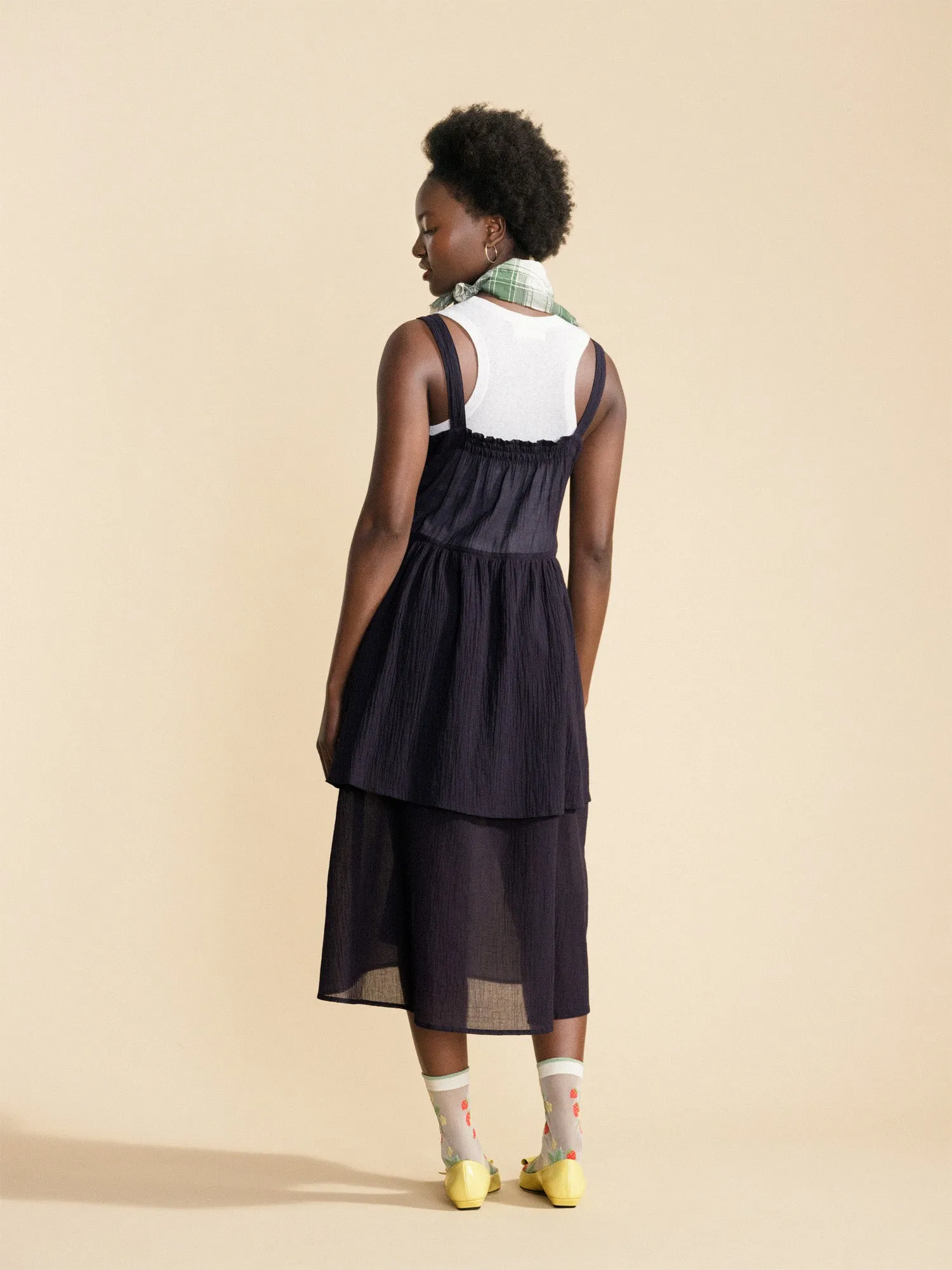 Sisley Sheer Tiered Dress sold by Hansel From Basel product image thumbnail 4