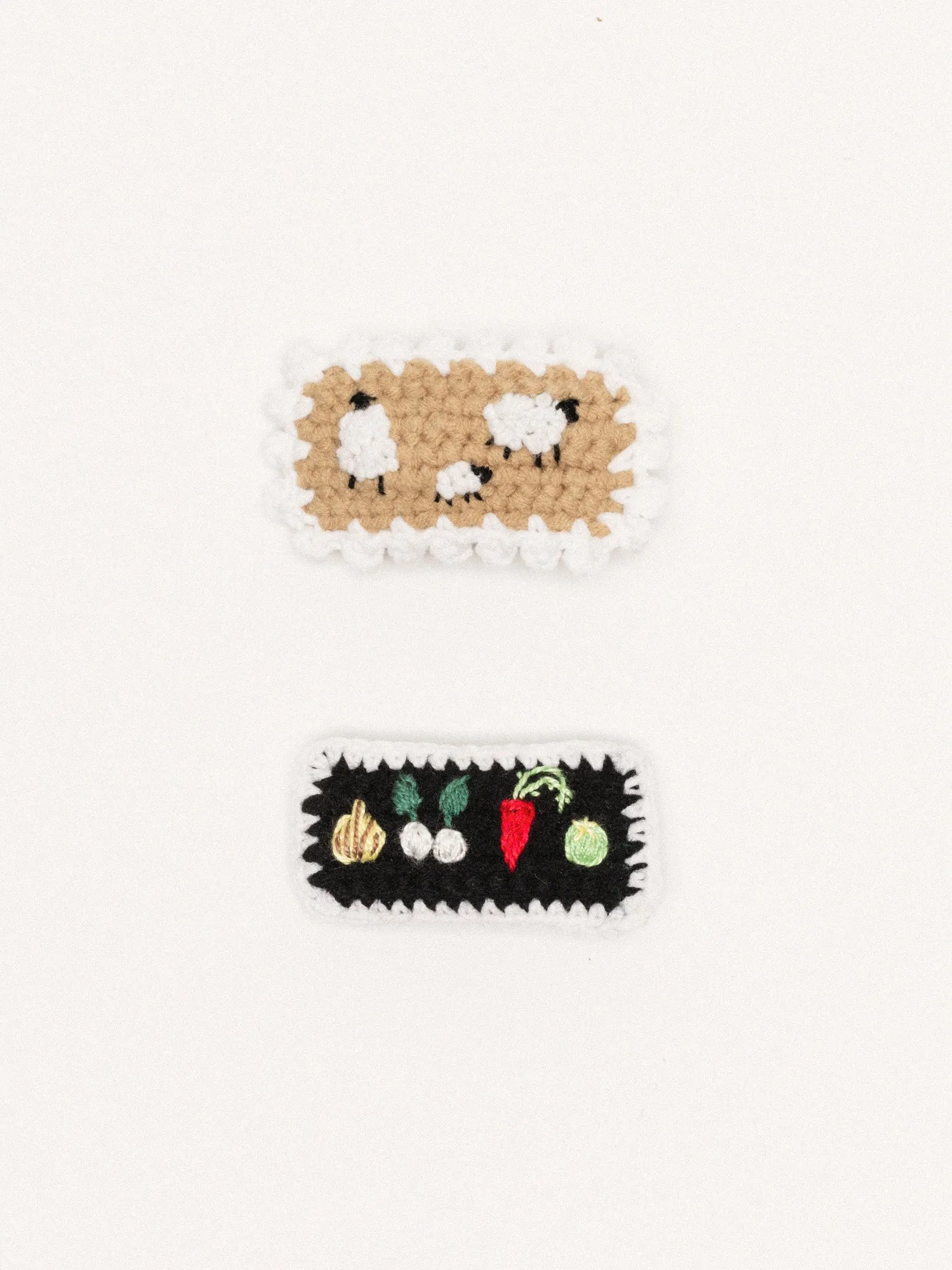 Farm Times Crochet Hair Clips sold by Hansel From Basel