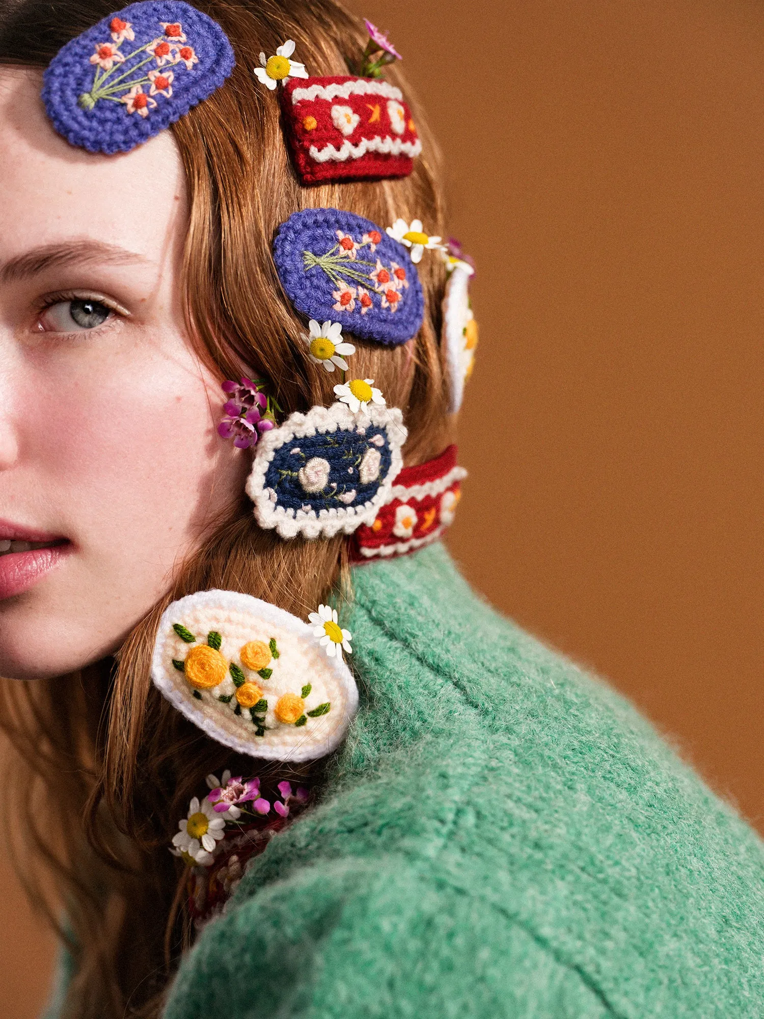 Polly Crochet Hair Clips sold by Hansel From Basel product image thumbnail 5