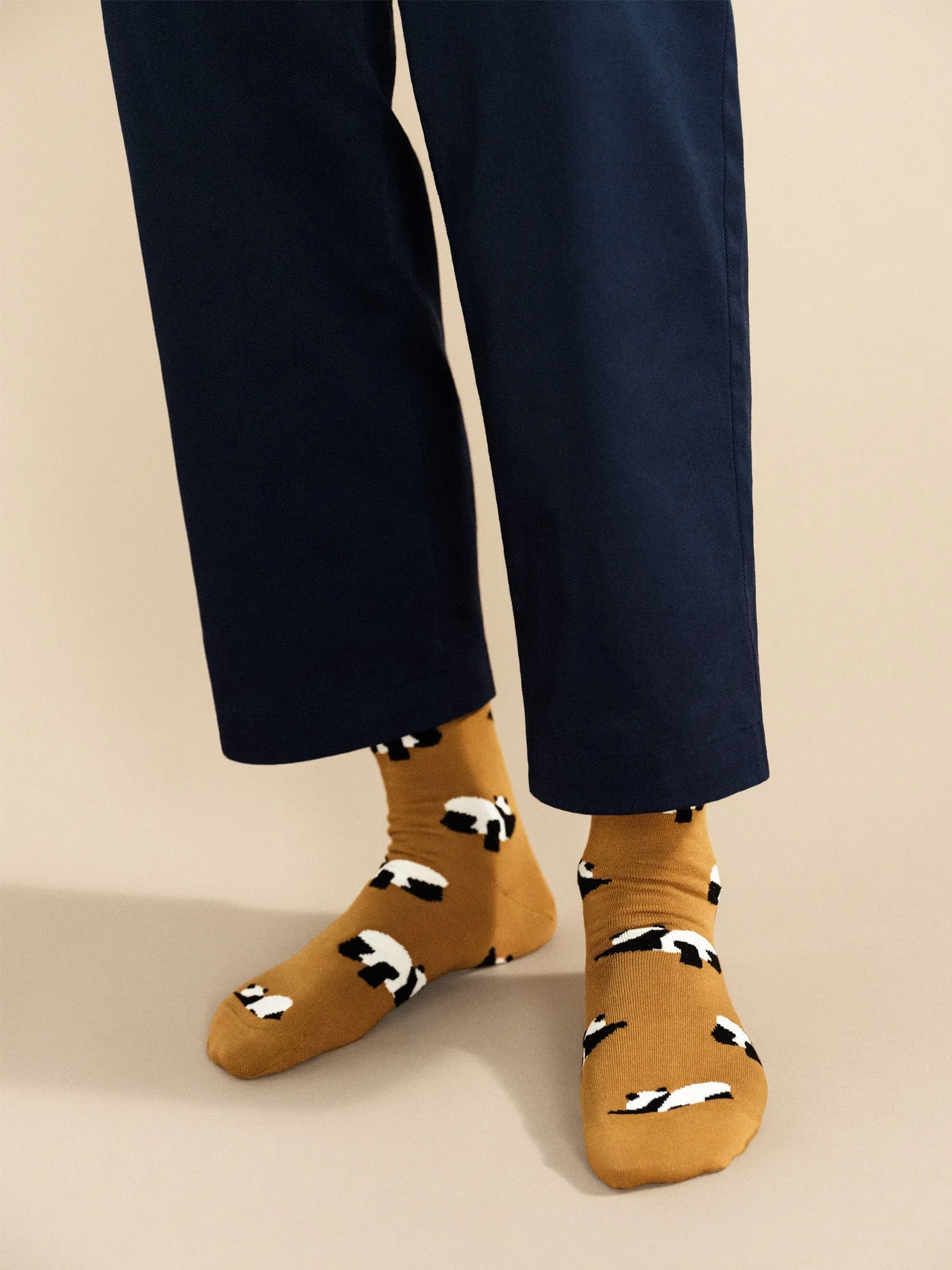 Downward Panda Men’s Crew sold by Hansel From Basel product image thumbnail 3