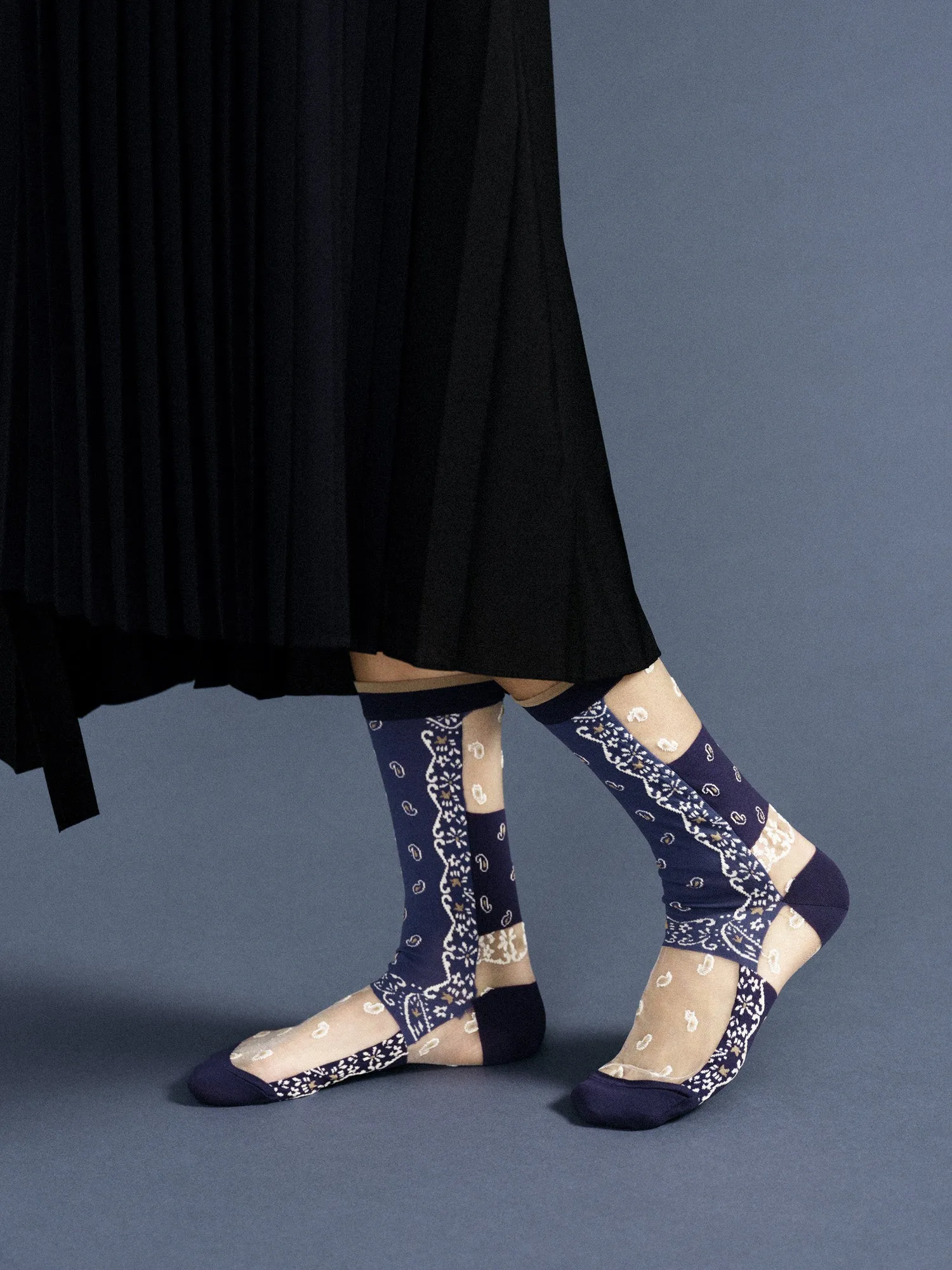 Paisley Bandana Sheer Crew sold by Hansel From Basel product image thumbnail 5