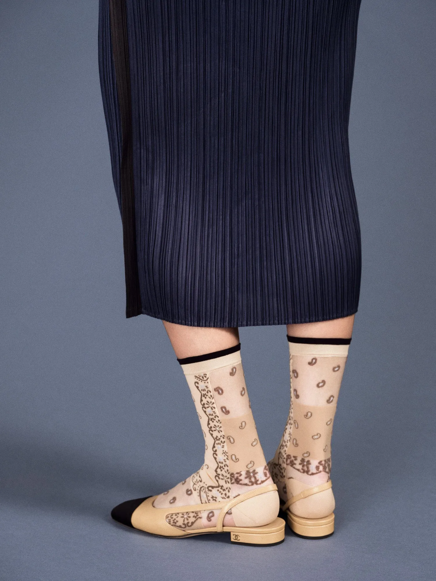 Paisley Bandana Sheer Crew sold by Hansel From Basel product image thumbnail 3