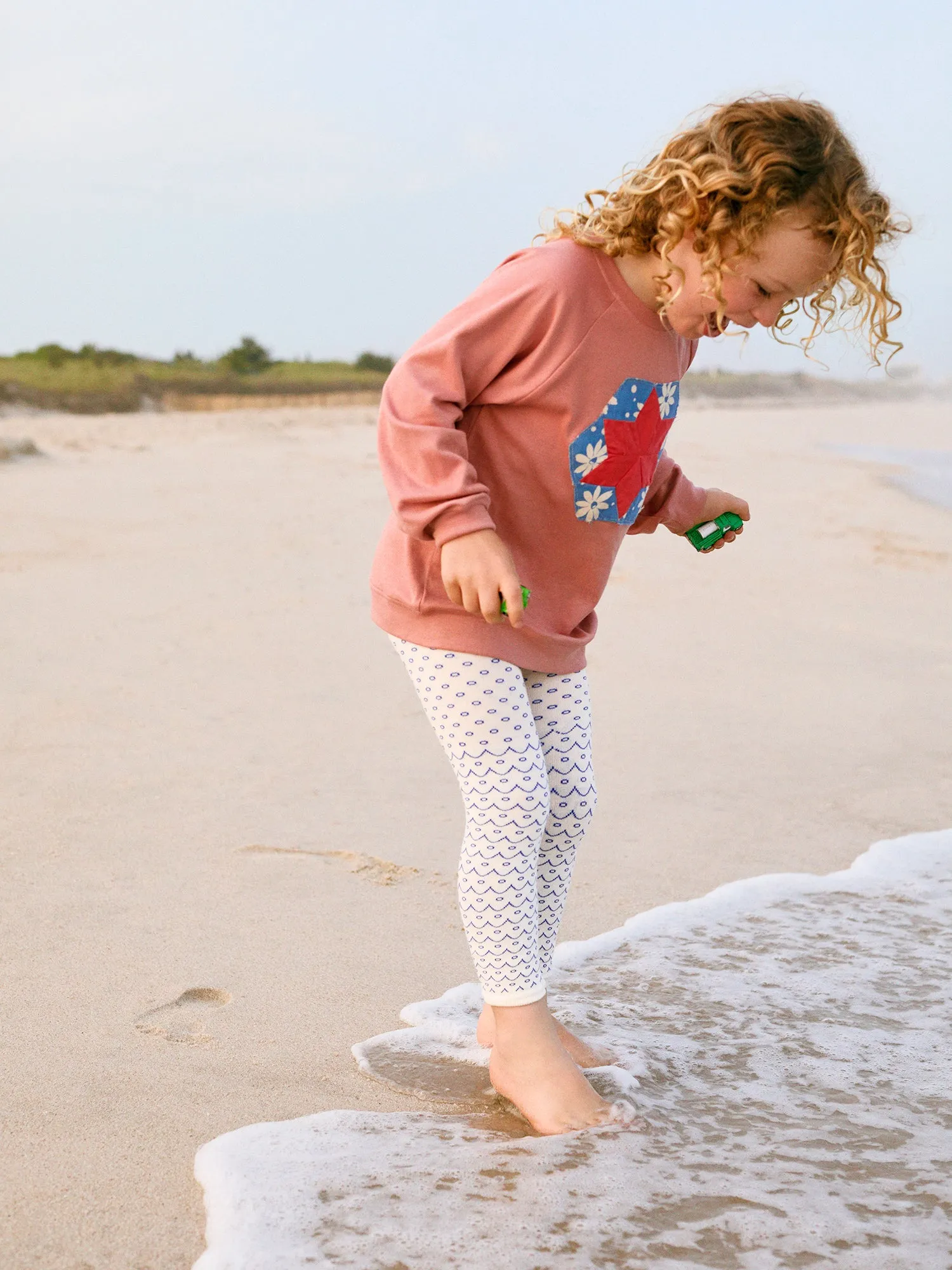 Mini Scallop Stripe Legging sold by Hansel From Basel product image thumbnail 2