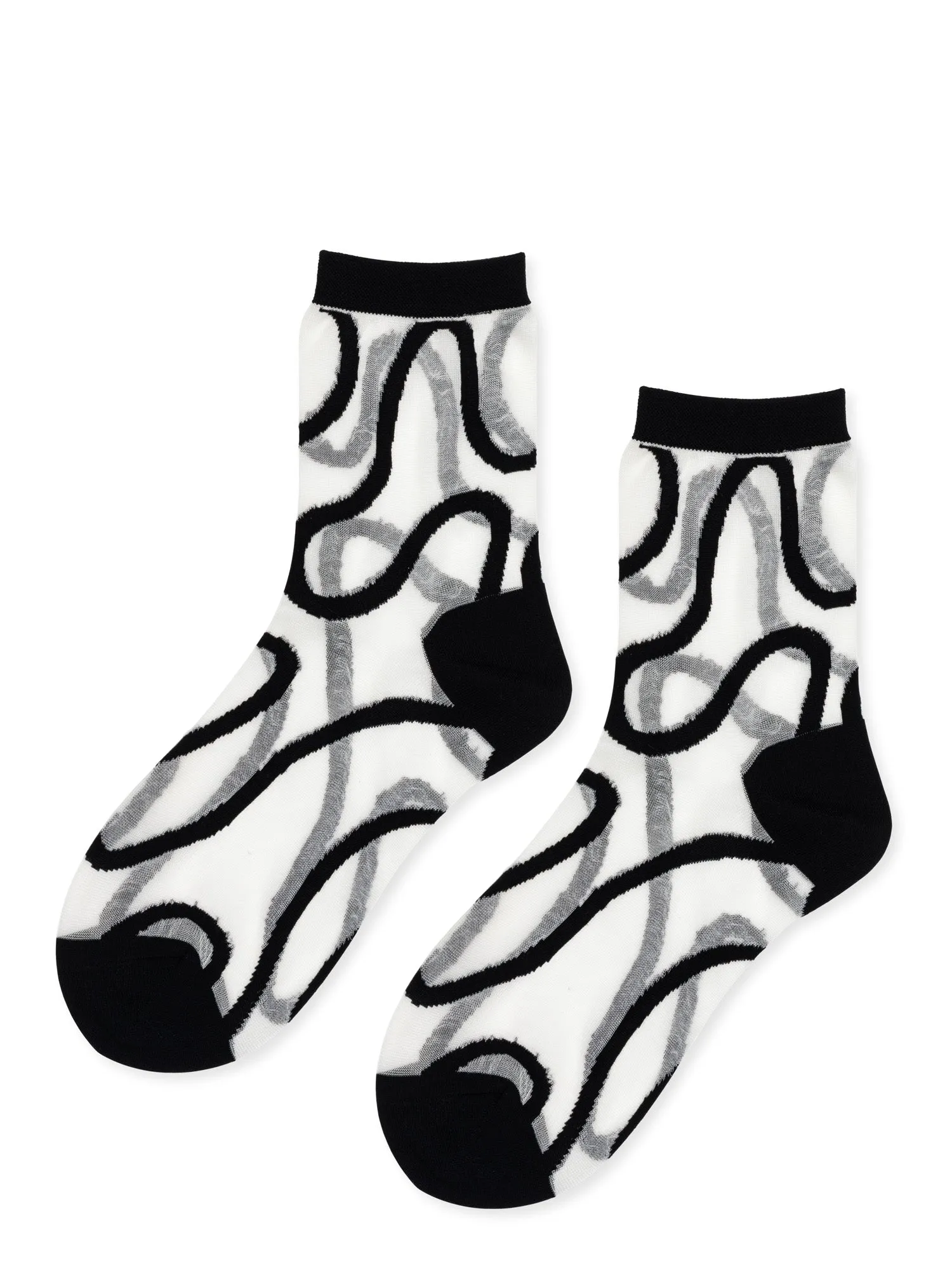 Wiggly Sheer Short Crew sold by Hansel From Basel