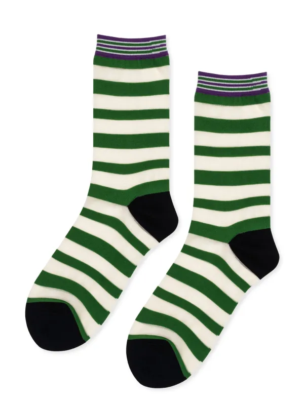 Beatrice Stripe Sheer Crew sold by Hansel From Basel