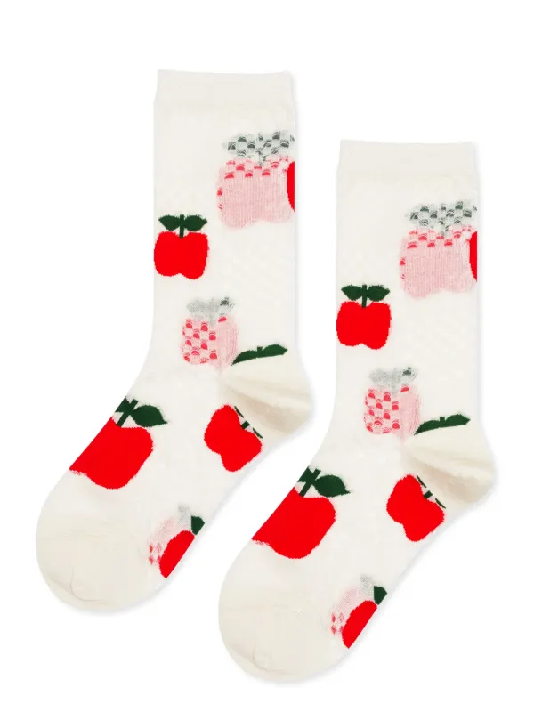 Apple Blocks Sheer Crew sold by Hansel From Basel