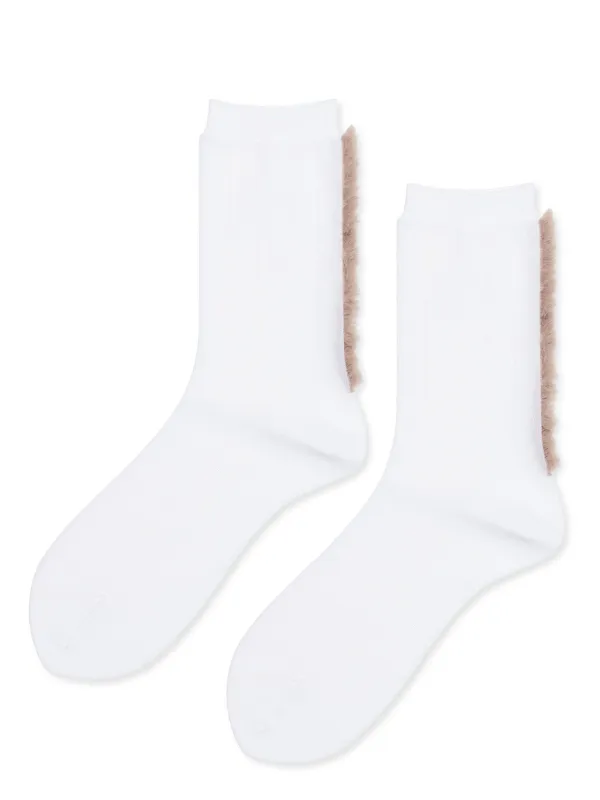 Vertical Stripe Fringe Crew sold by Hansel From Basel