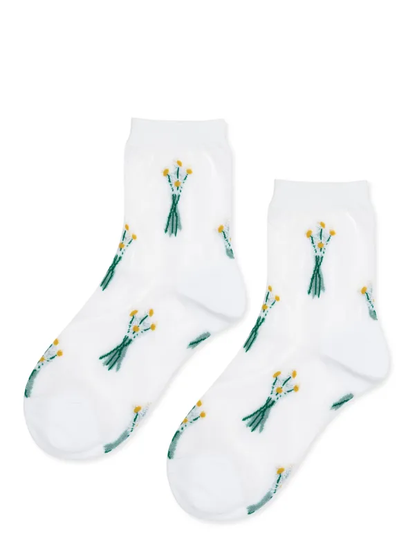 Chamomile Sheer Short Crew sold by Hansel From Basel