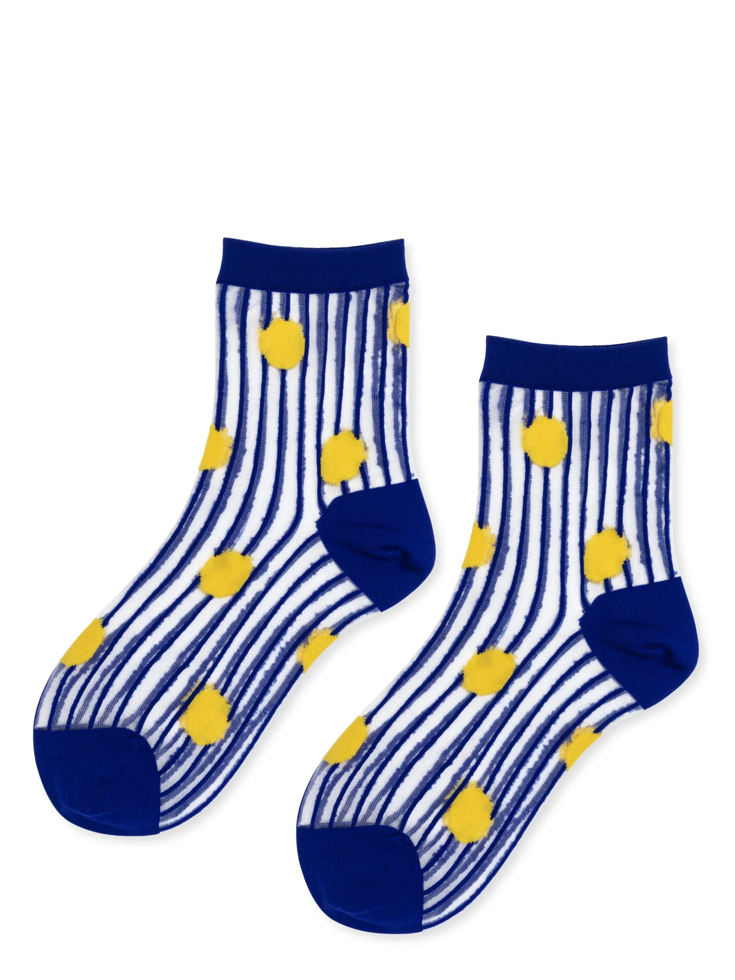 Tulle Stripe Sheer Short Crew sold by Hansel From Basel