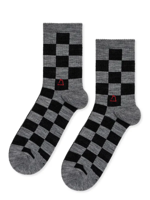 Checkered Athletic Wool Men’s Crew sold by Hansel From Basel