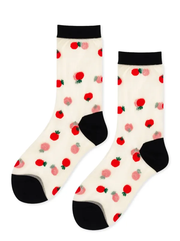 Tomatoes Sheer Crew made by Hansel From Basel