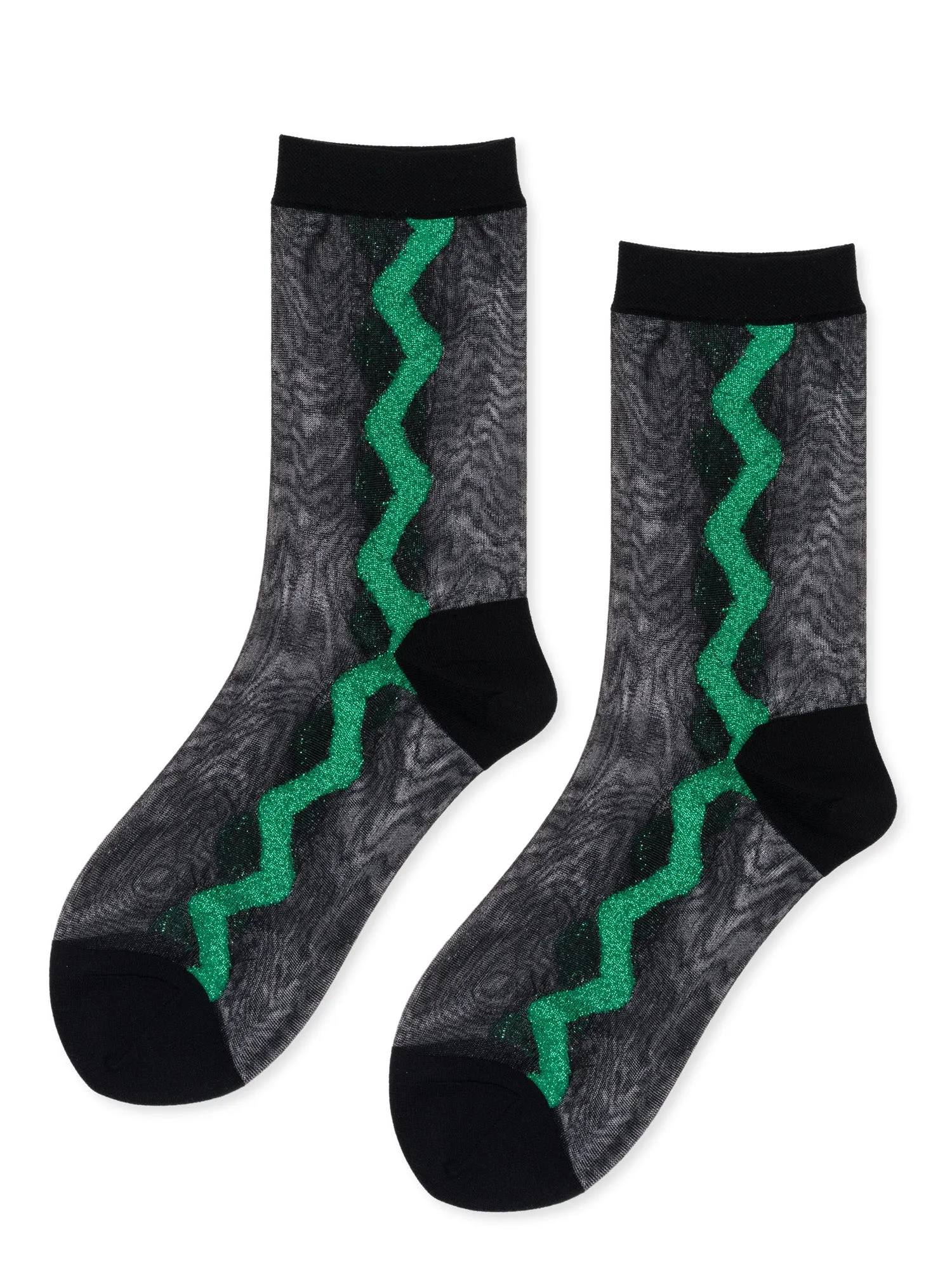 Zig Zag Sheer Crew sold by Hansel From Basel