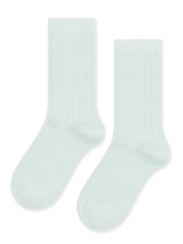 Italia Cashmere Cozy Rib Crew sold by Hansel From Basel