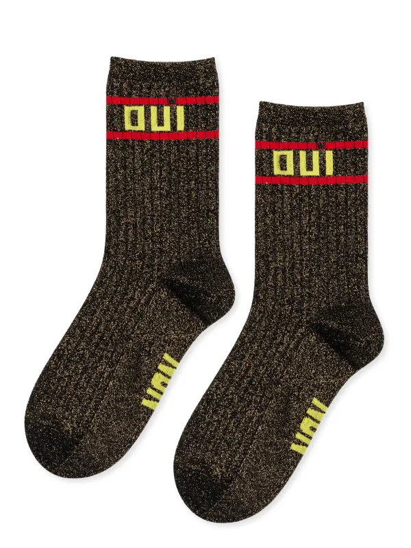 Oui / Non Metallic Crew made by Hansel From Basel