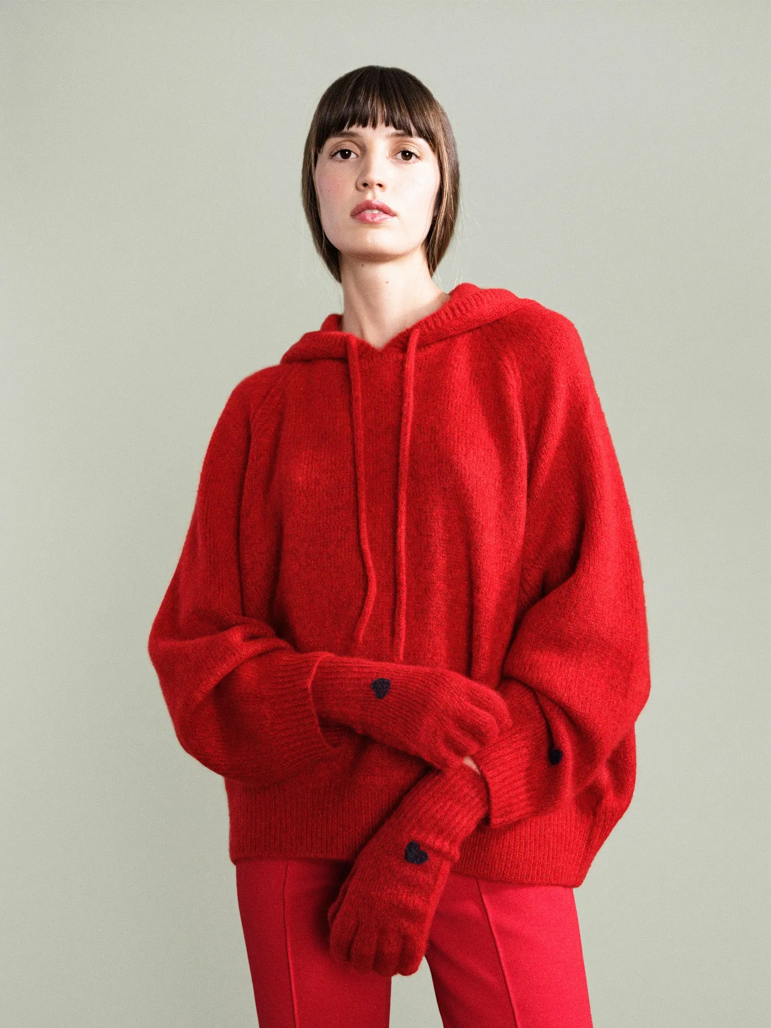 Cashmere Heart Gloves sold by Hansel From Basel product image thumbnail 2