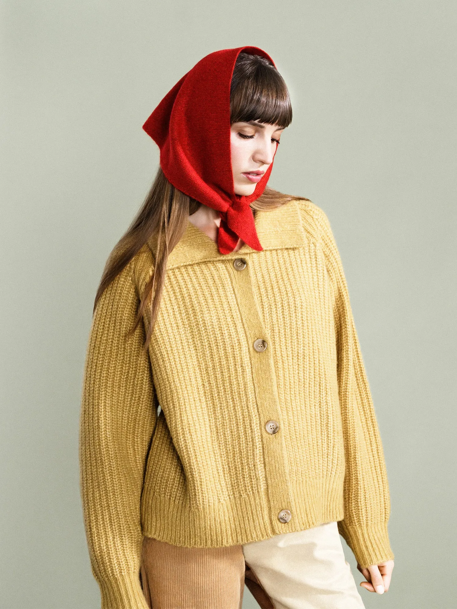 Cashmere Triangle Scarf sold by Hansel From Basel product image thumbnail 5