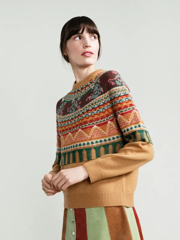 Mabel Fairisle Pullover sold by Hansel From Basel