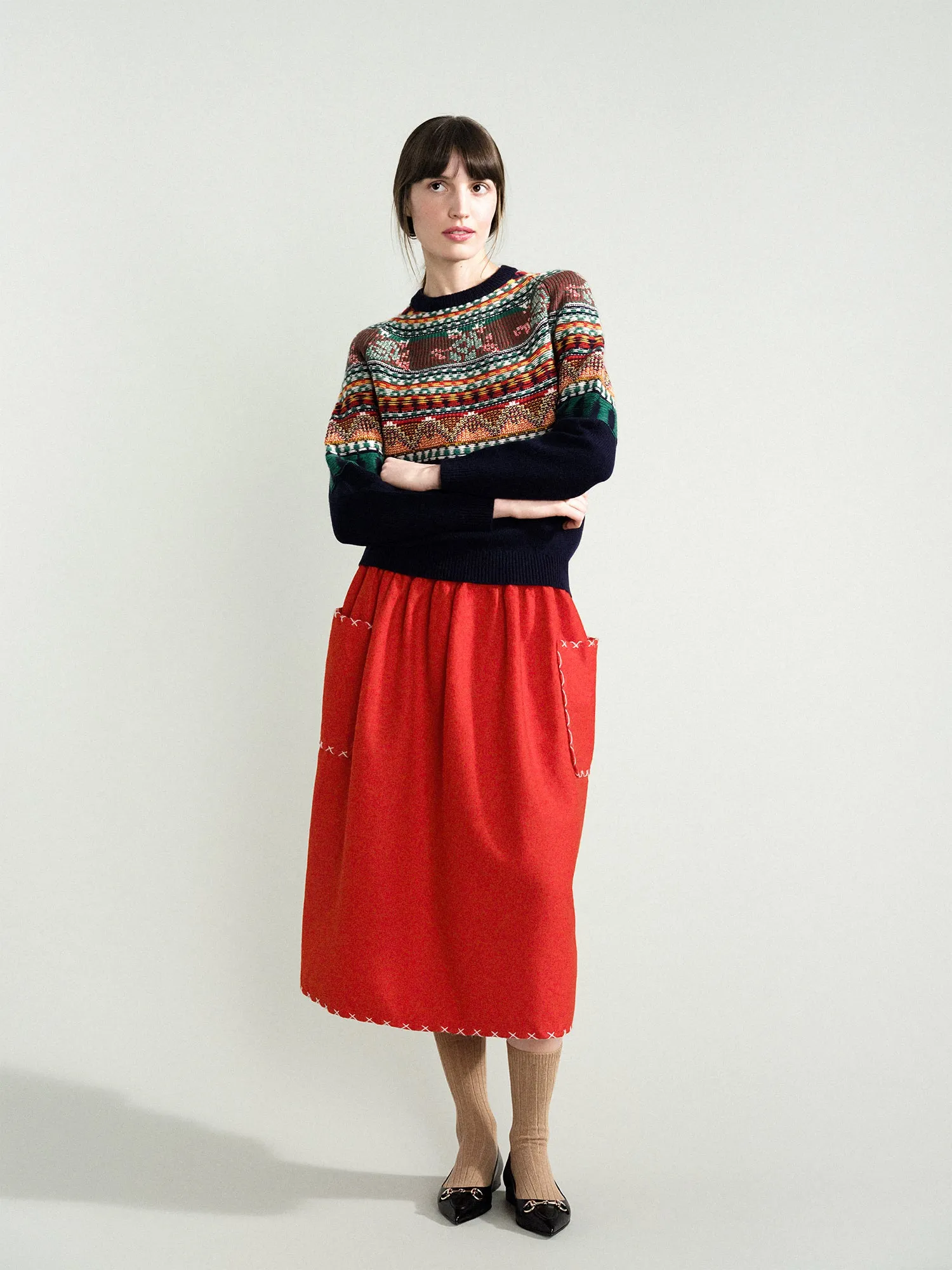 Mabel Fairisle Pullover sold by Hansel From Basel product image thumbnail 2