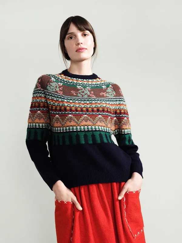 Mabel Fairisle Pullover sold by Hansel From Basel