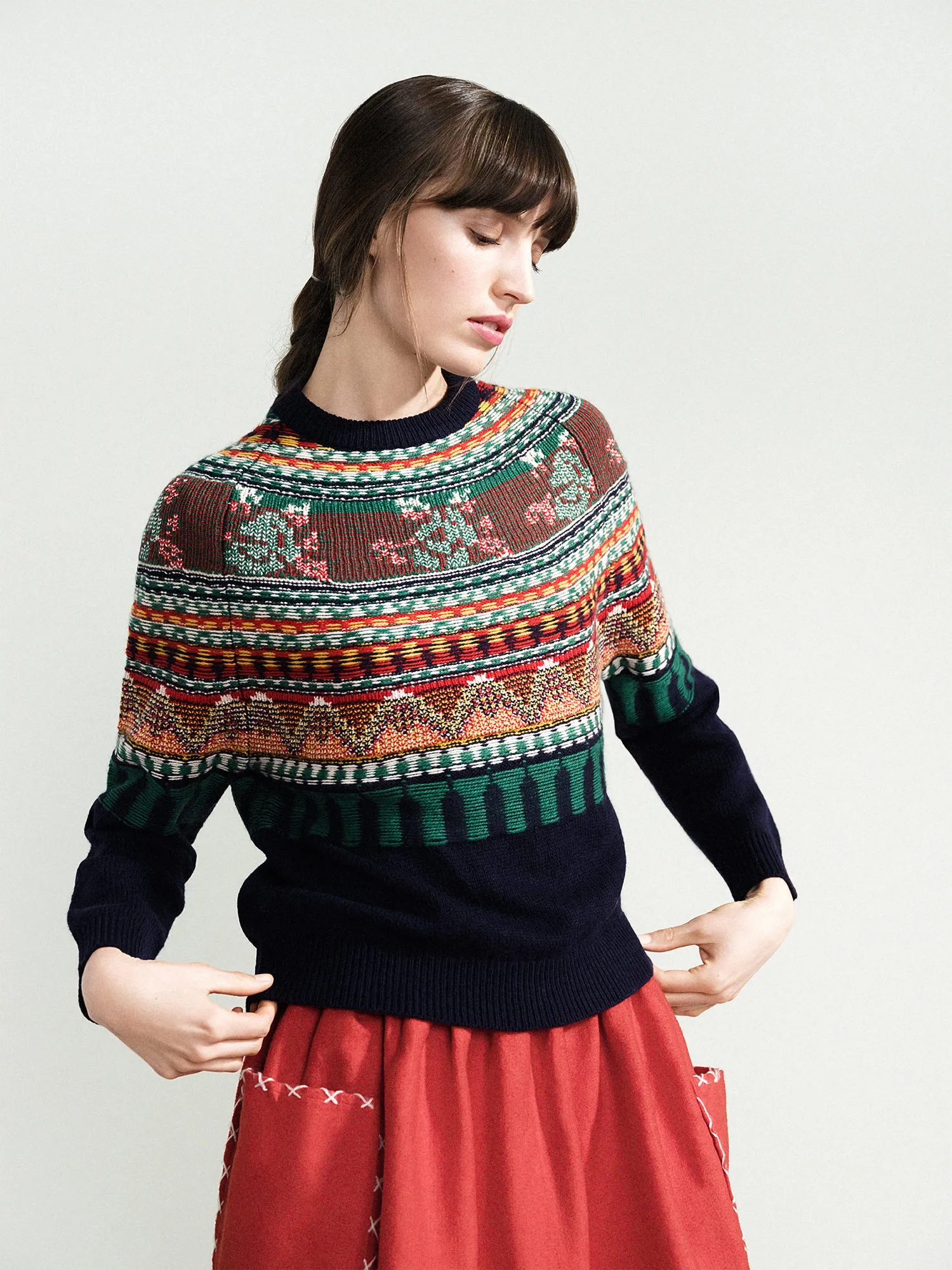 Mabel Fairisle Pullover sold by Hansel From Basel product image thumbnail 3