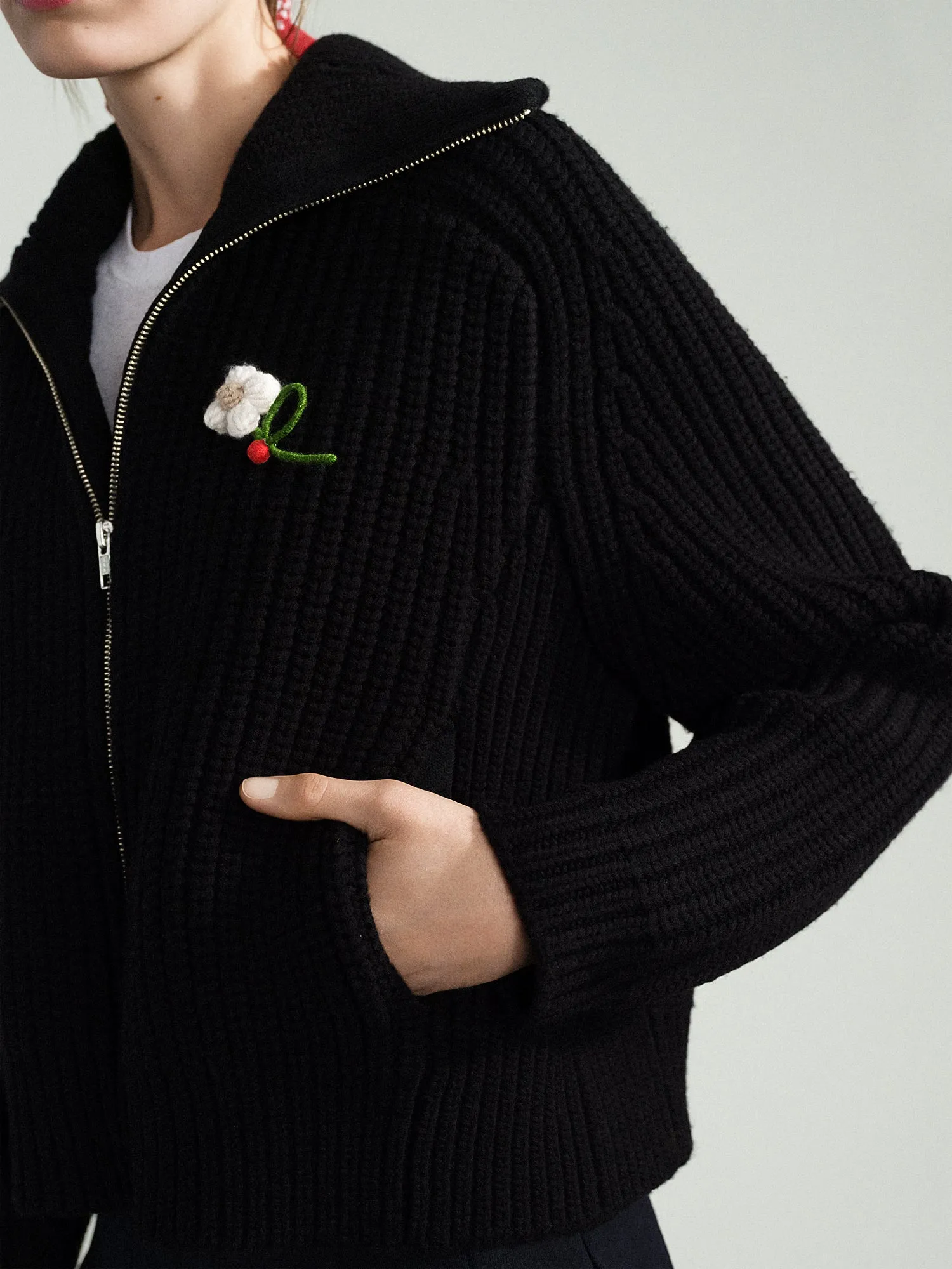 Priya Knit Jacket sold by Hansel From Basel product image thumbnail 5
