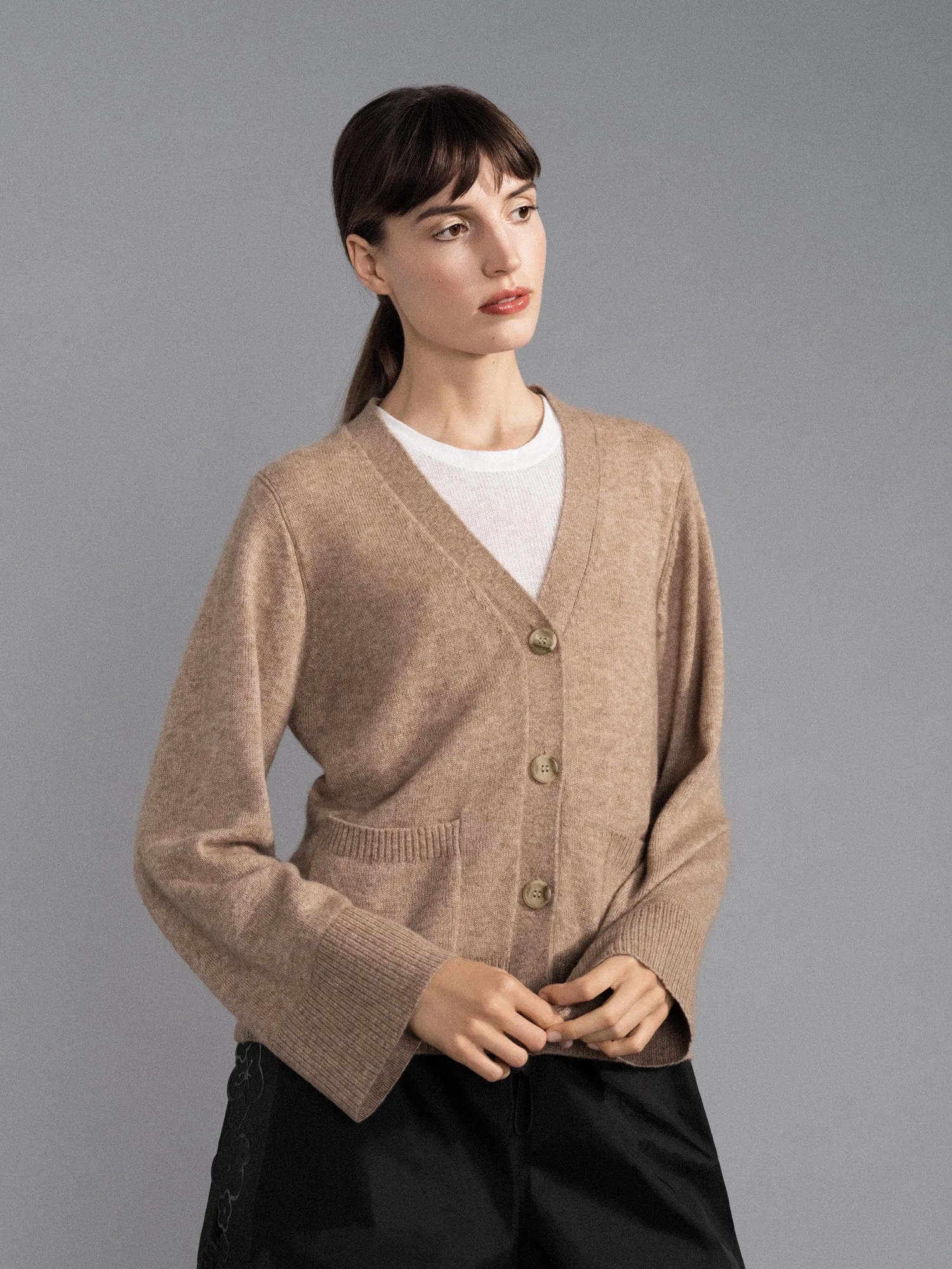 Cashmere Lauren Cardigan sold by Hansel From Basel