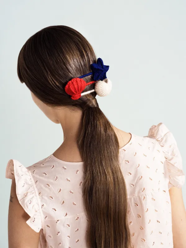 Beachside Hair Clips 3pr Pack sold by Hansel From Basel