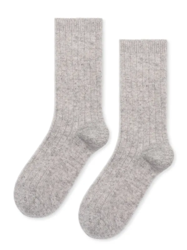 Italia Cashmere Cozy Rib Crew made by Hansel From Basel