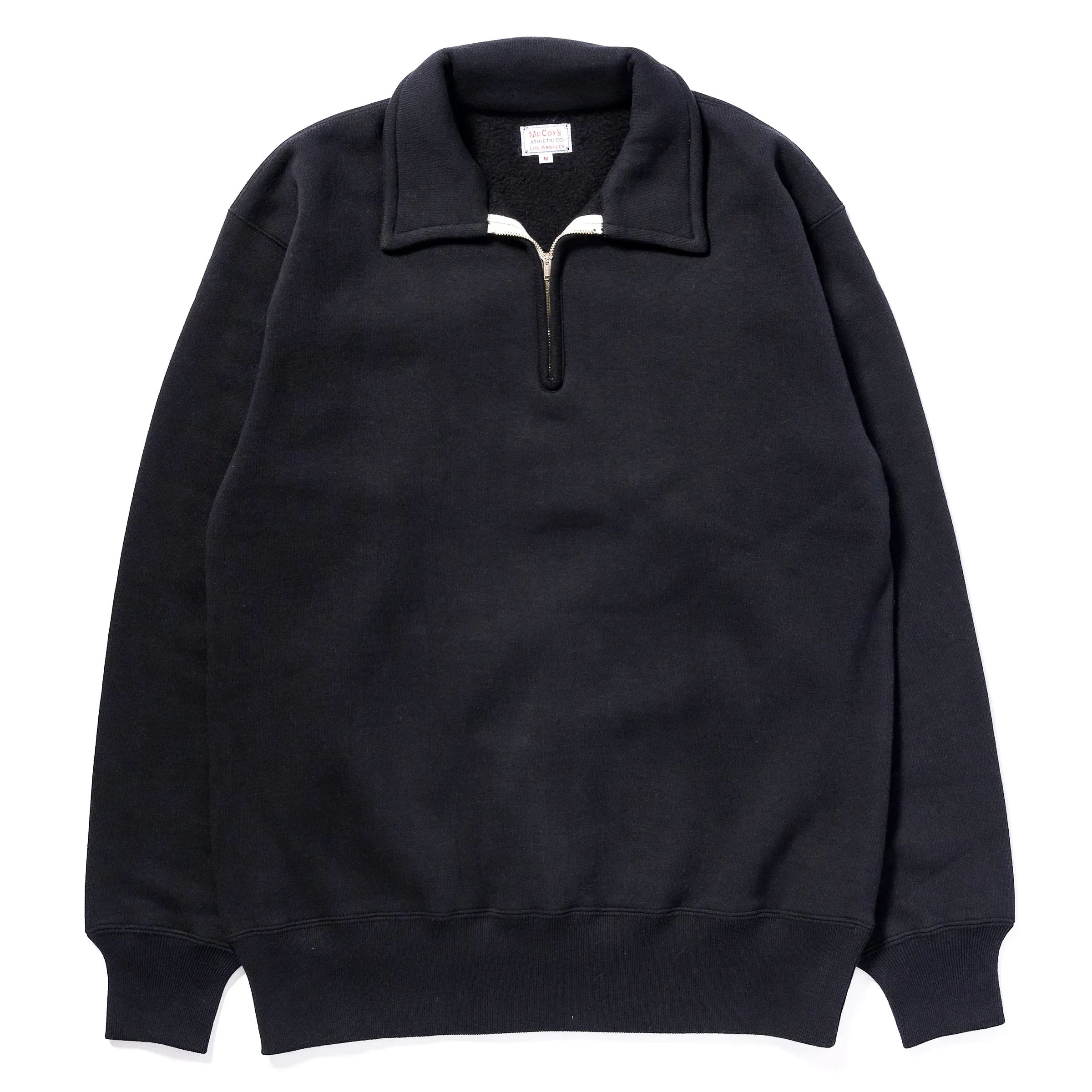 10 OZ. LOOPWHEEL 1/4 ZIP SWEATSHIRT sold by The Real McCoy's