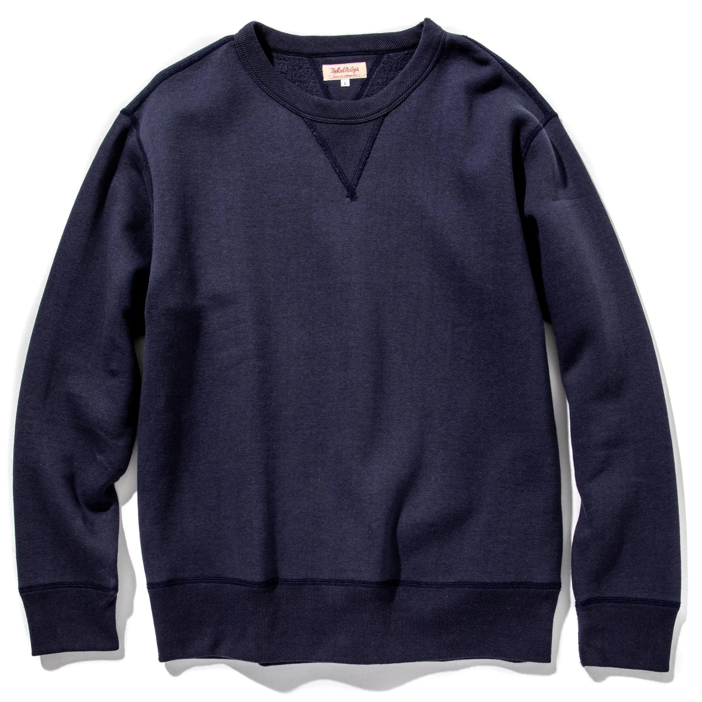 10 oz. LOOPWHEEL CREWNECK SWEATSHIRT sold by The Real McCoy's