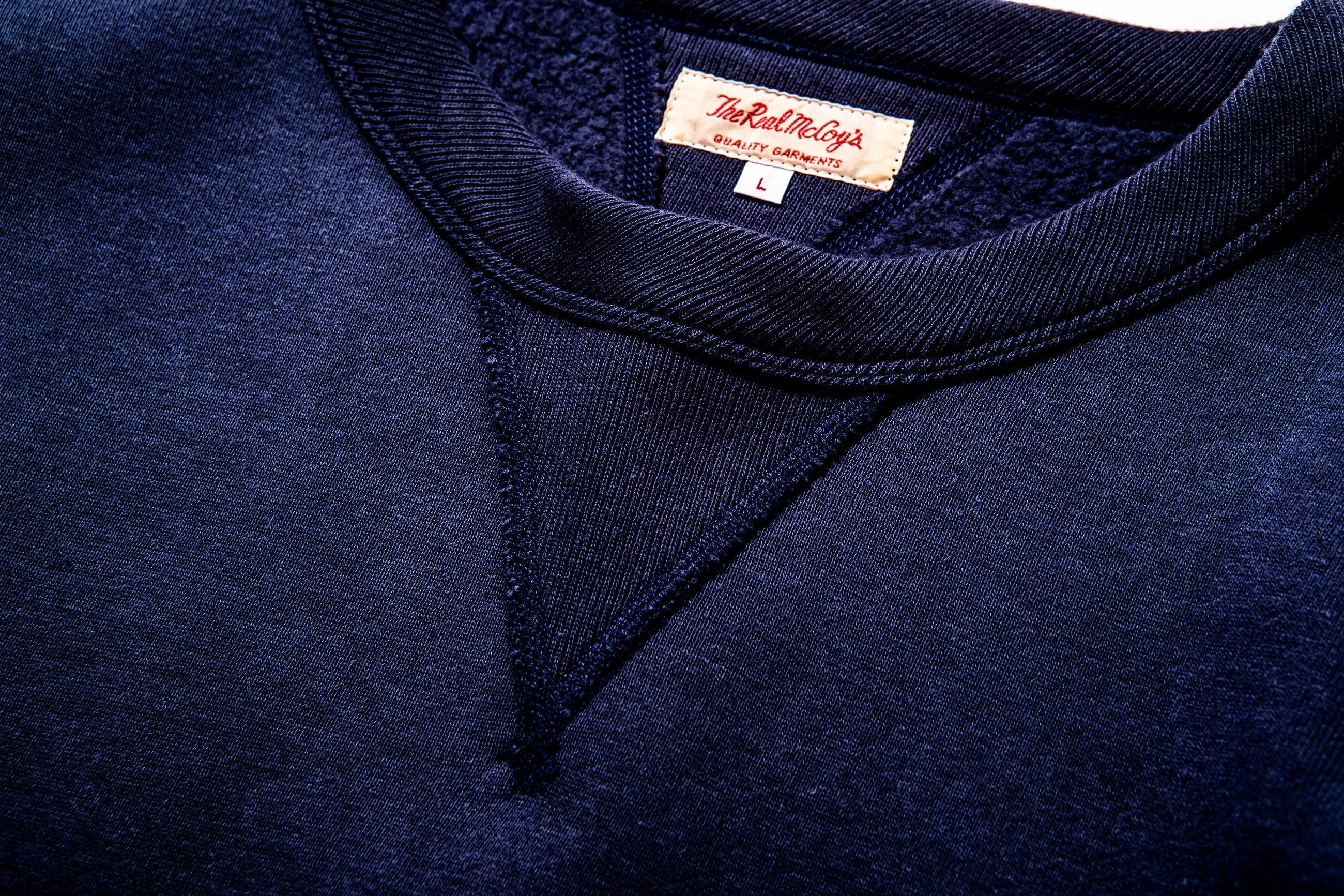 10 oz. LOOPWHEEL CREWNECK SWEATSHIRT sold by The Real McCoy's product image thumbnail 4