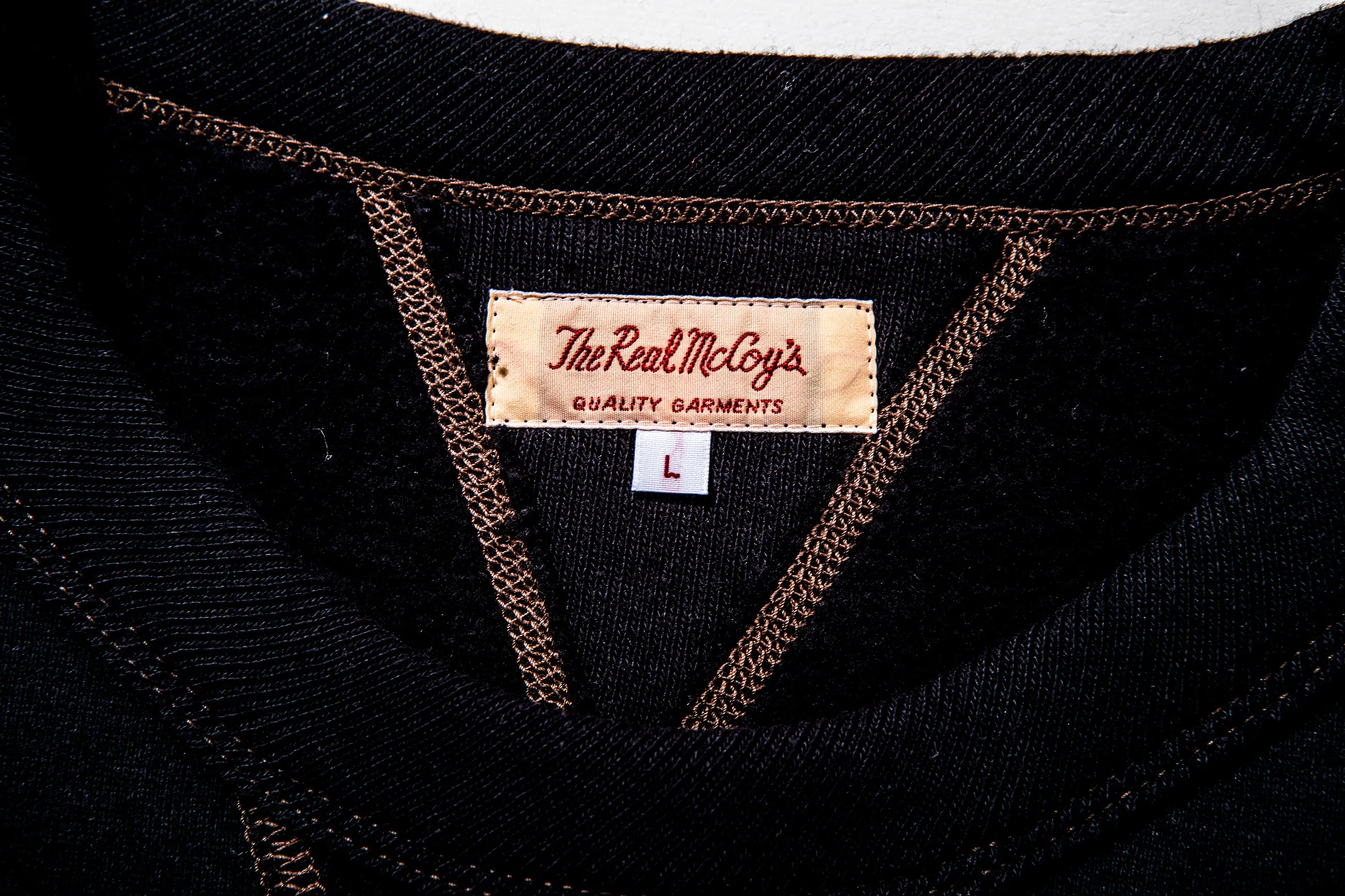 10 oz. LOOPWHEEL CREWNECK SWEATSHIRT sold by The Real McCoy's product image thumbnail 5