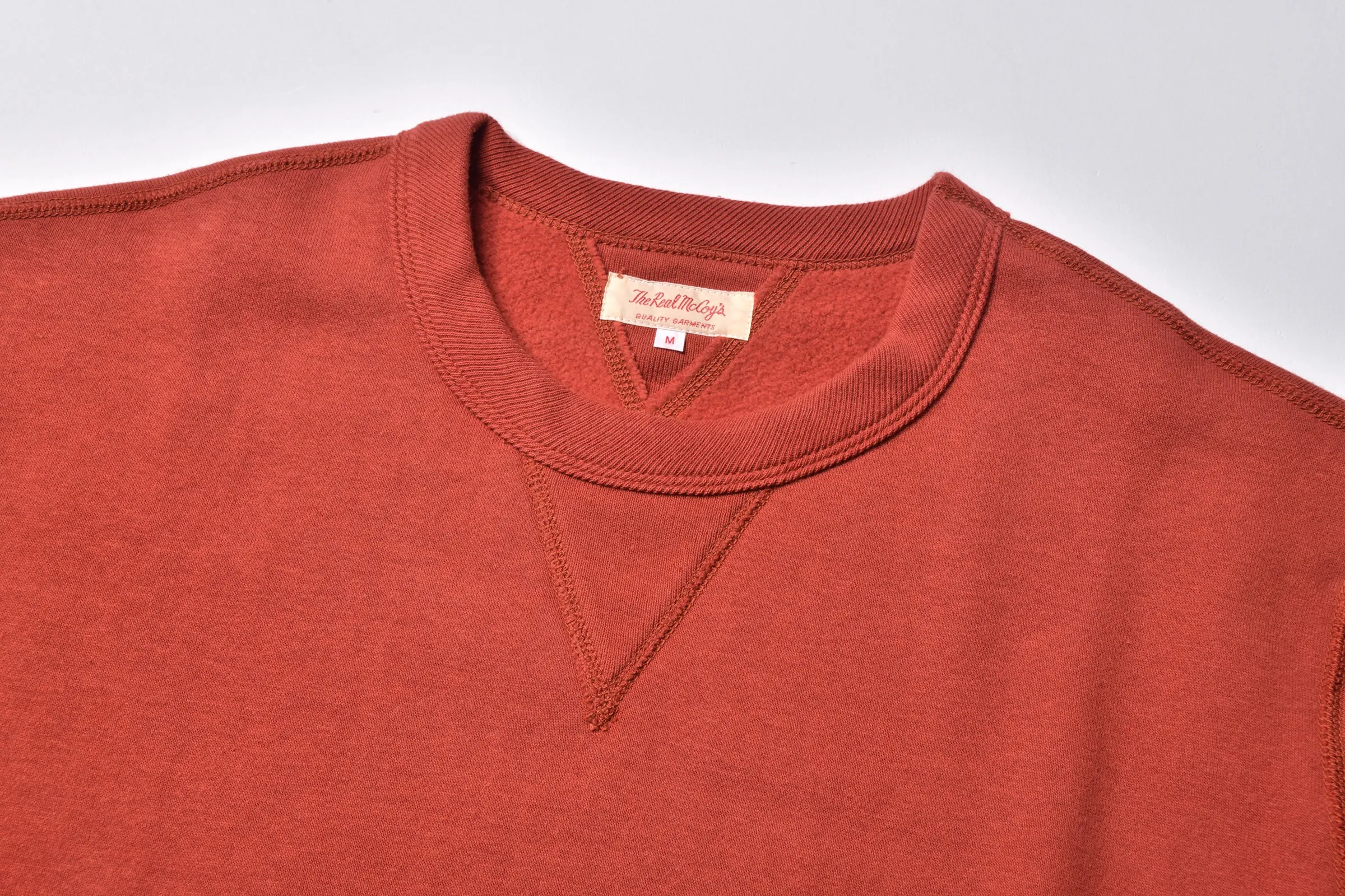 10 oz. LOOPWHEEL CREWNECK SWEATSHIRT sold by The Real McCoy's product image thumbnail 5