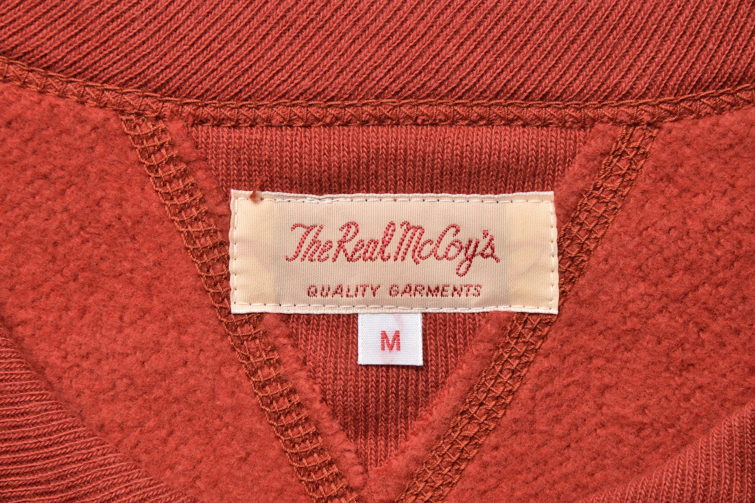 10 oz. LOOPWHEEL CREWNECK SWEATSHIRT sold by The Real McCoy's product image thumbnail 4