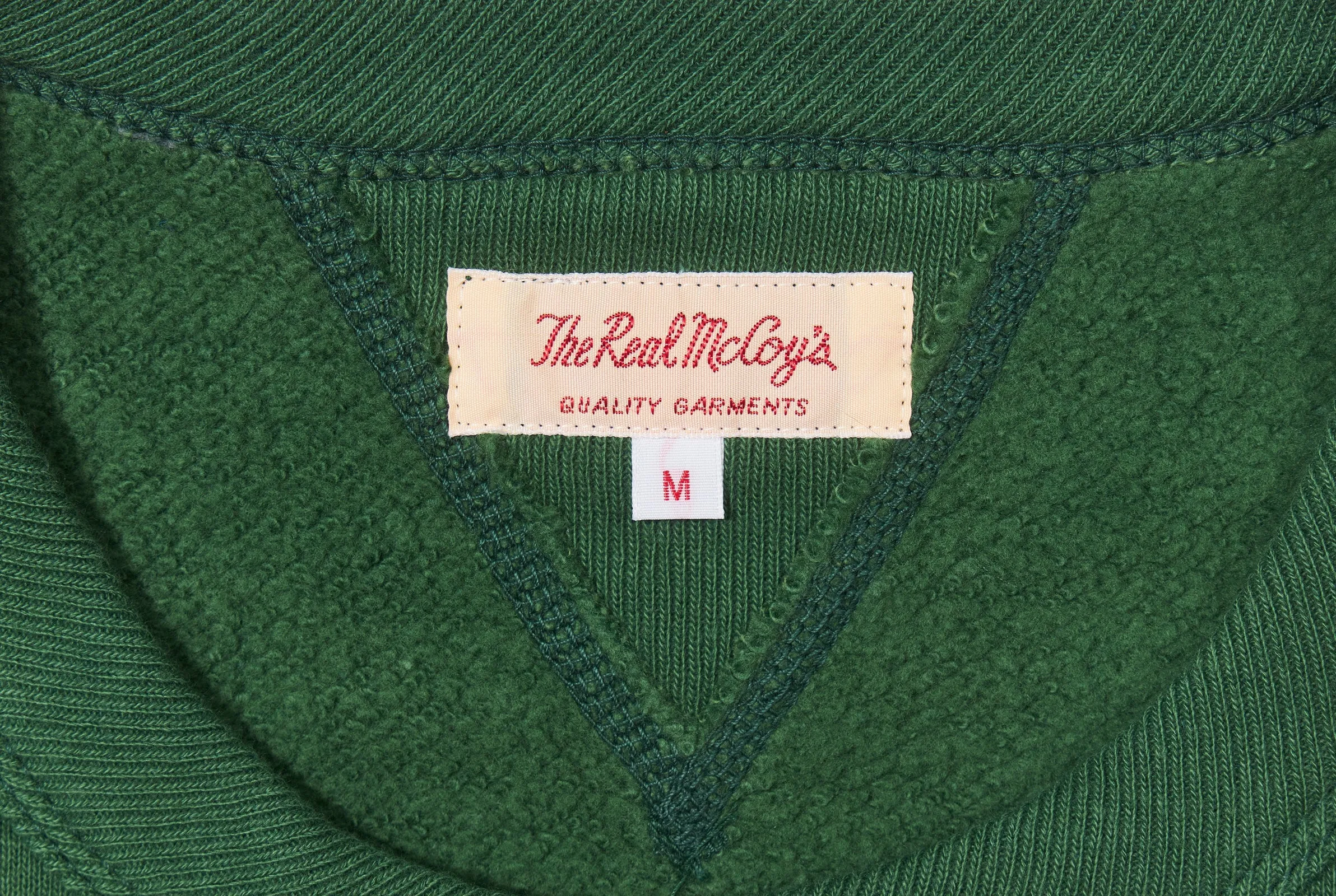 10 oz. LOOPWHEEL CREWNECK SWEATSHIRT sold by The Real McCoy's product image thumbnail 4