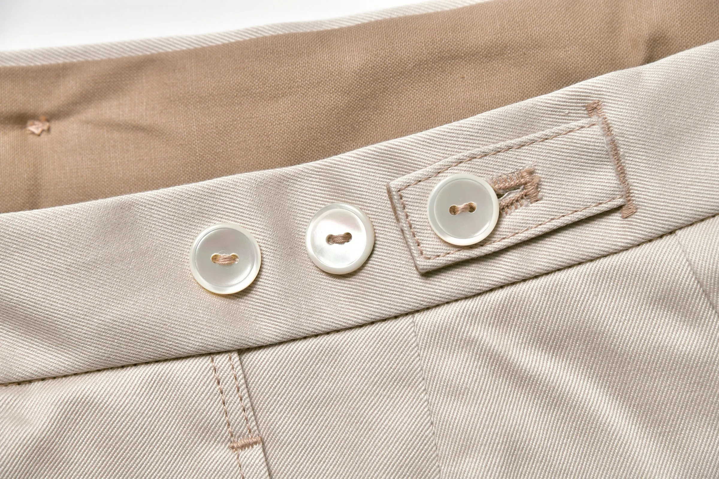 1950s COTTON CHINO TROUSERS / BEIGE sold by The Real McCoy's product image thumbnail 4