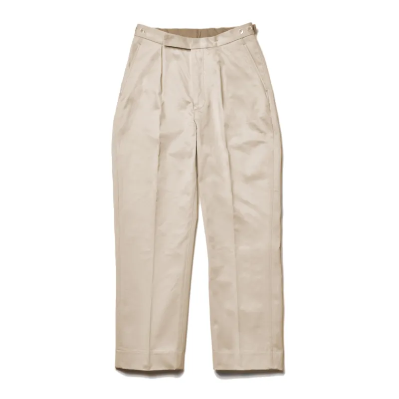 1950s COTTON CHINO TROUSERS / BEIGE made by The Real McCoy's