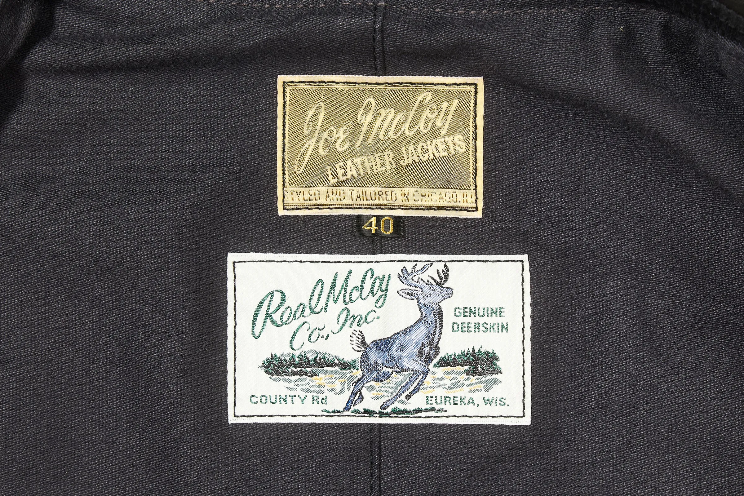 30s LEATHER SPORTS JACKET / FREEMAN (DEERSKIN) sold by The Real McCoy's product image thumbnail 4