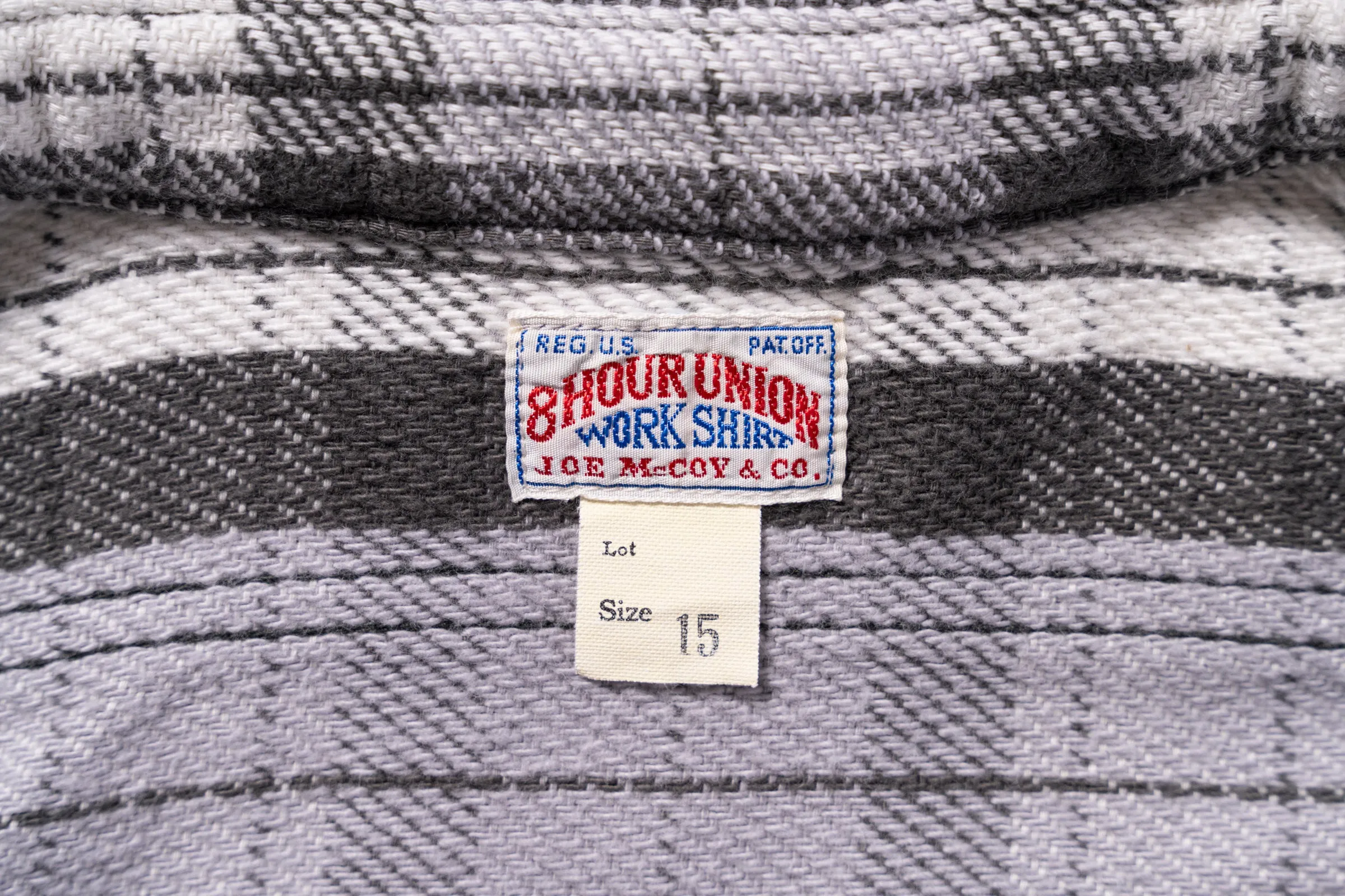 8HU BLOCK CHECK SUMMER FLANNEL SHIRT sold by The Real McCoy's product image thumbnail 4