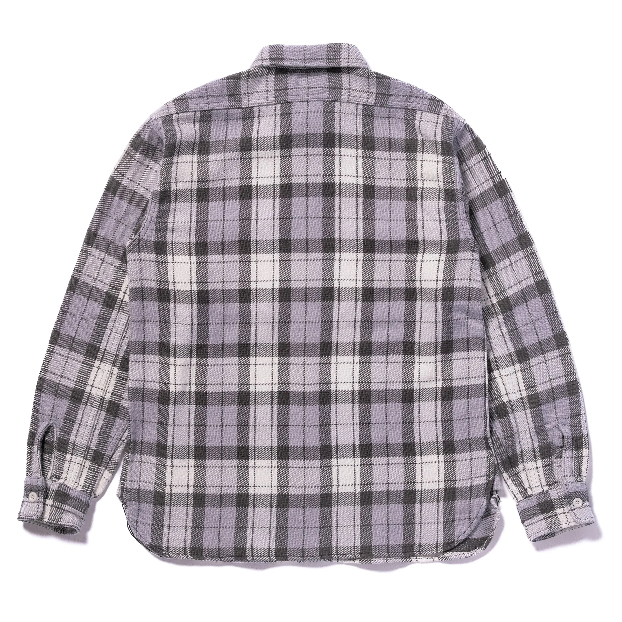 8HU BLOCK CHECK SUMMER FLANNEL SHIRT sold by The Real McCoy's product image thumbnail 3