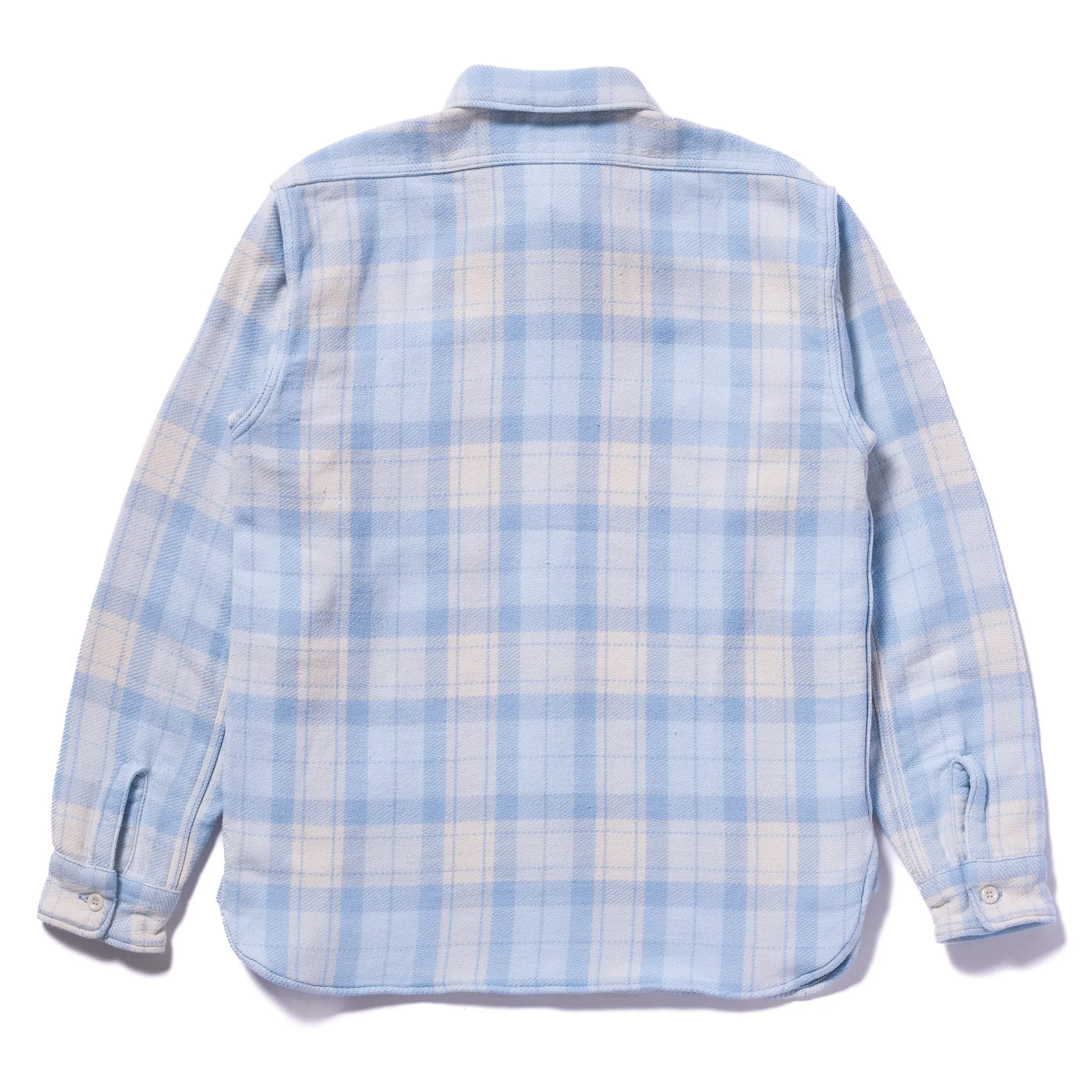 8HU BLOCK CHECK SUMMER FLANNEL SHIRT sold by The Real McCoy's product image thumbnail 3