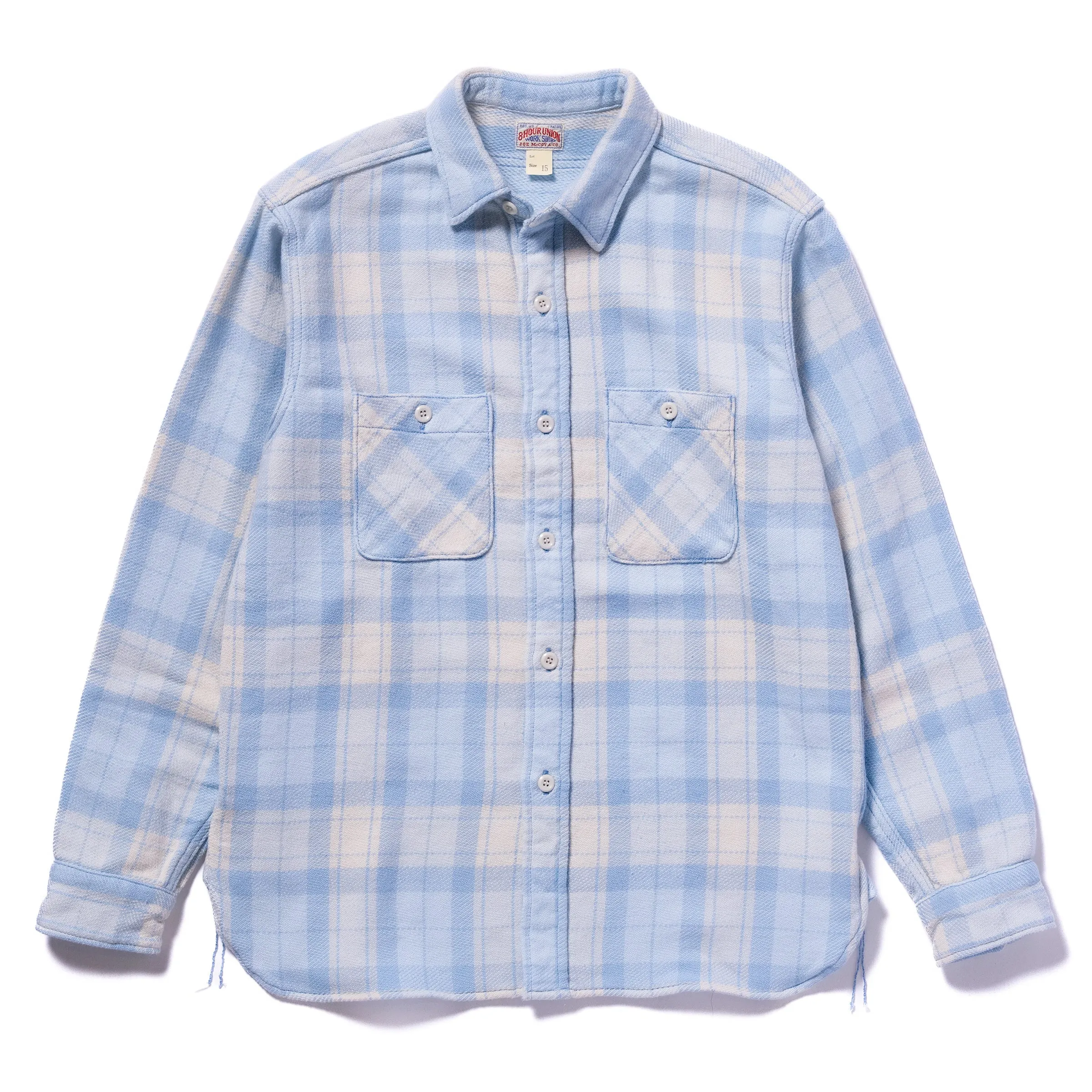 8HU BLOCK CHECK SUMMER FLANNEL SHIRT sold by The Real McCoy's