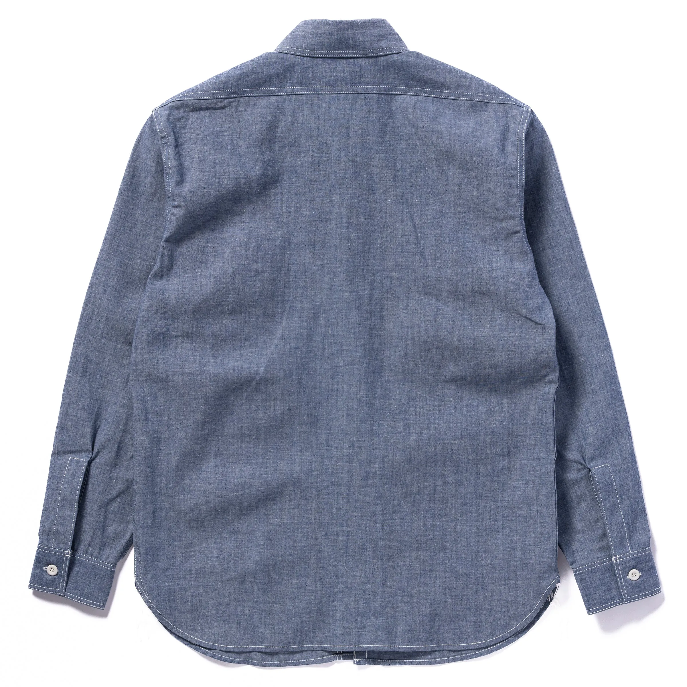 8HU CHAMBRAY SERVICEMAN SHIRT sold by The Real McCoy's product image thumbnail 3
