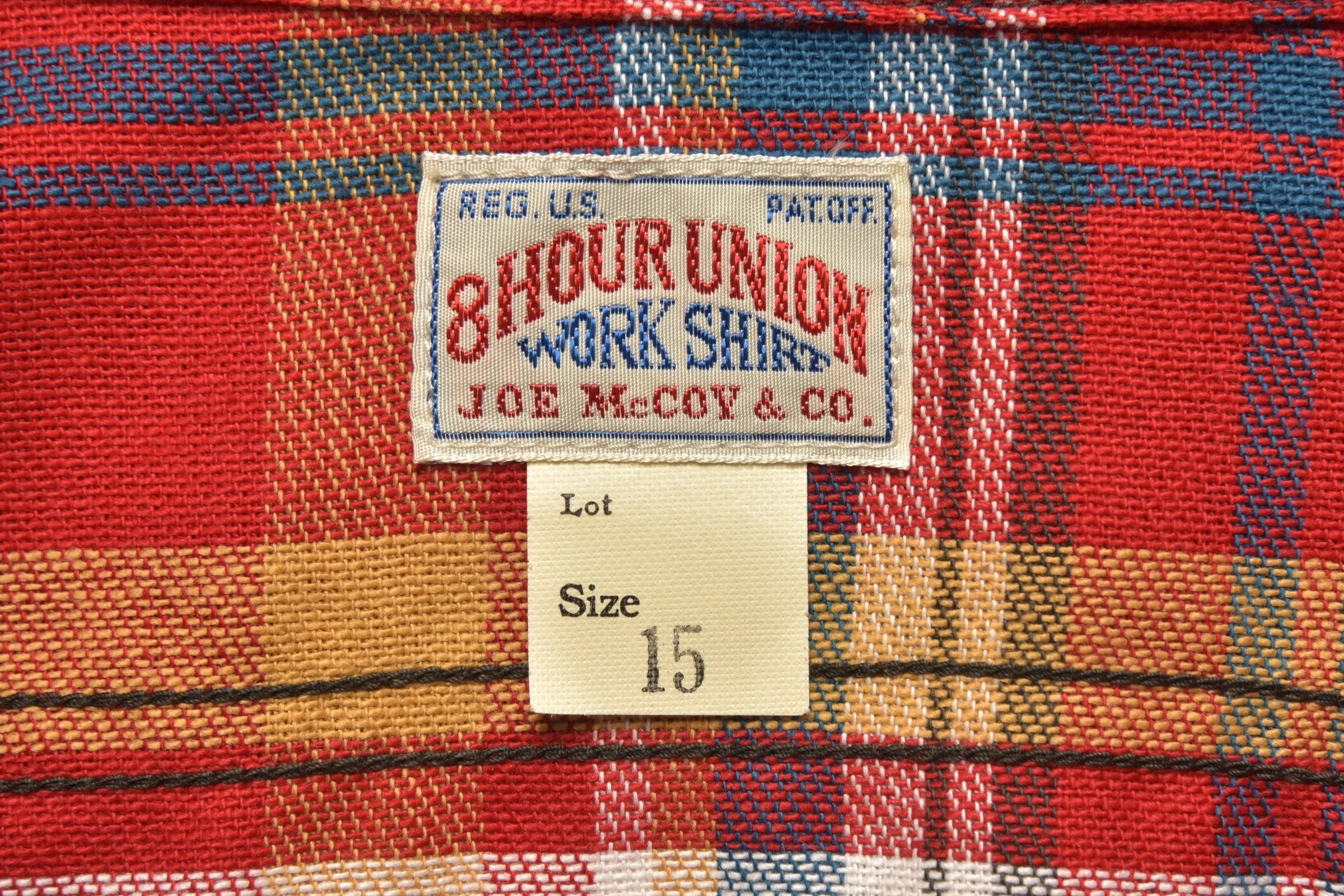 8HU CHECK FLANNEL SHIRT sold by The Real McCoy's product image thumbnail 4